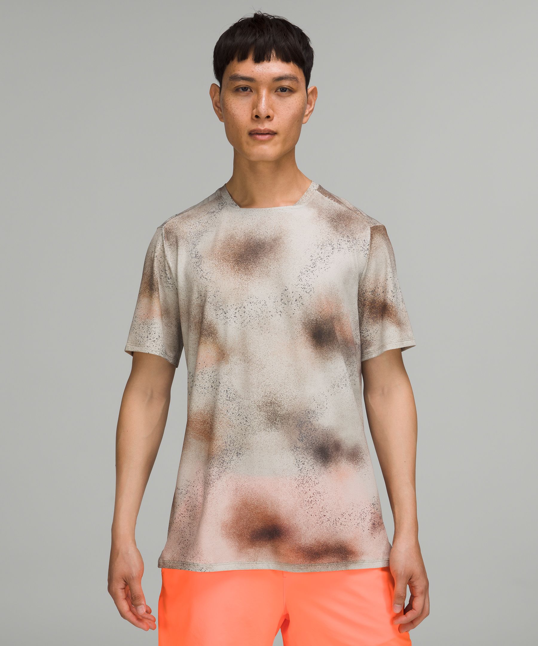 Square-Neck Running Short Sleeve Shirt
