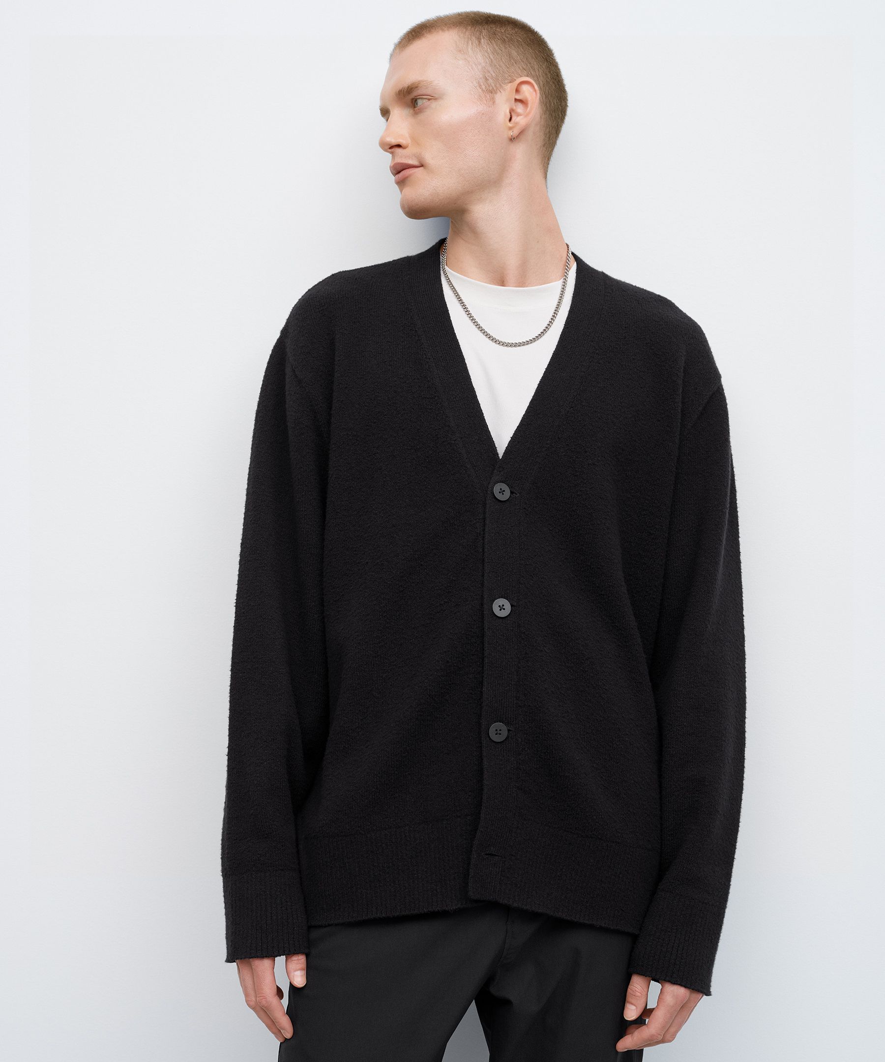 Merino Wool-Blend Cardigan