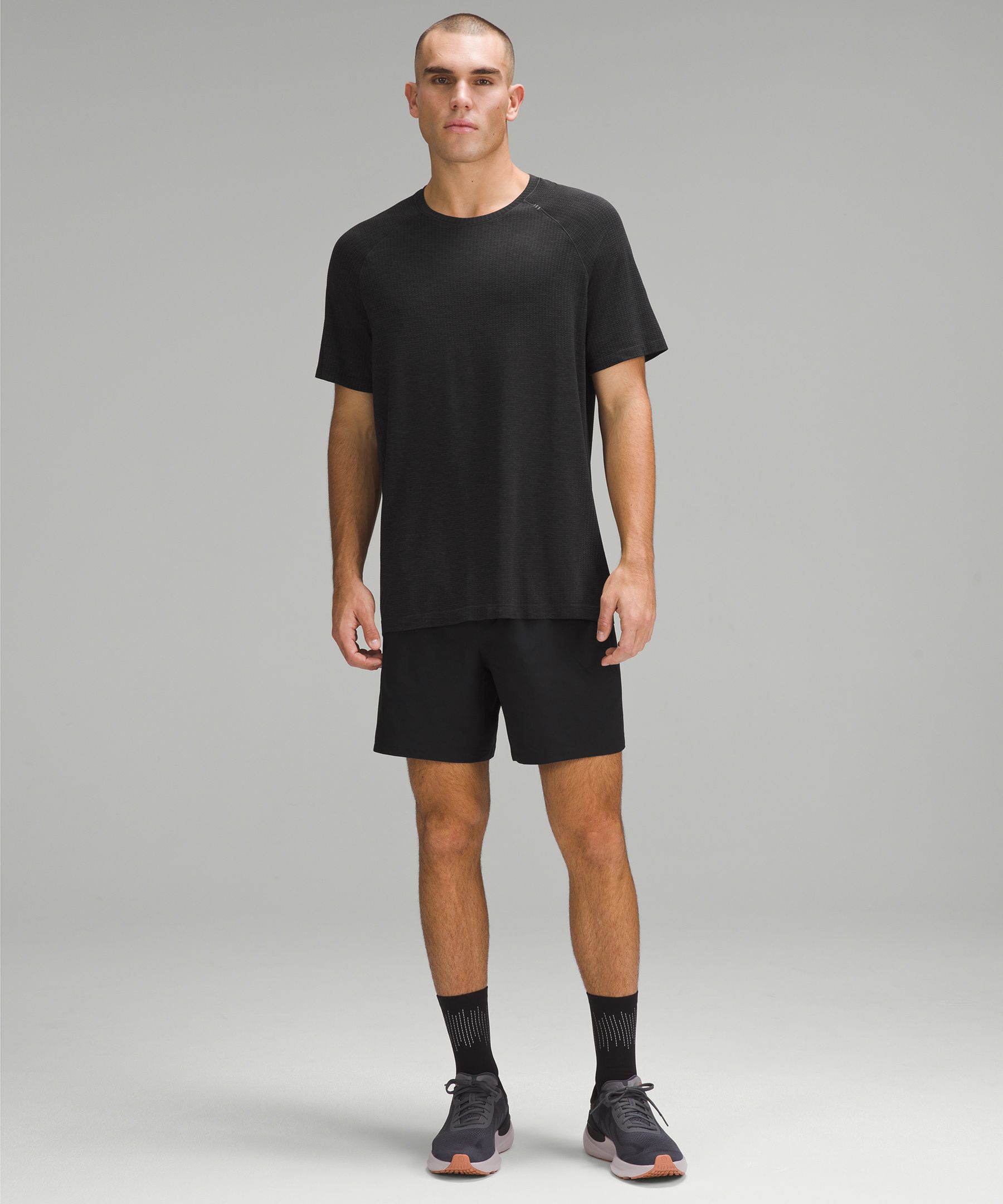 Long Regular Fit Tee - Black - Men