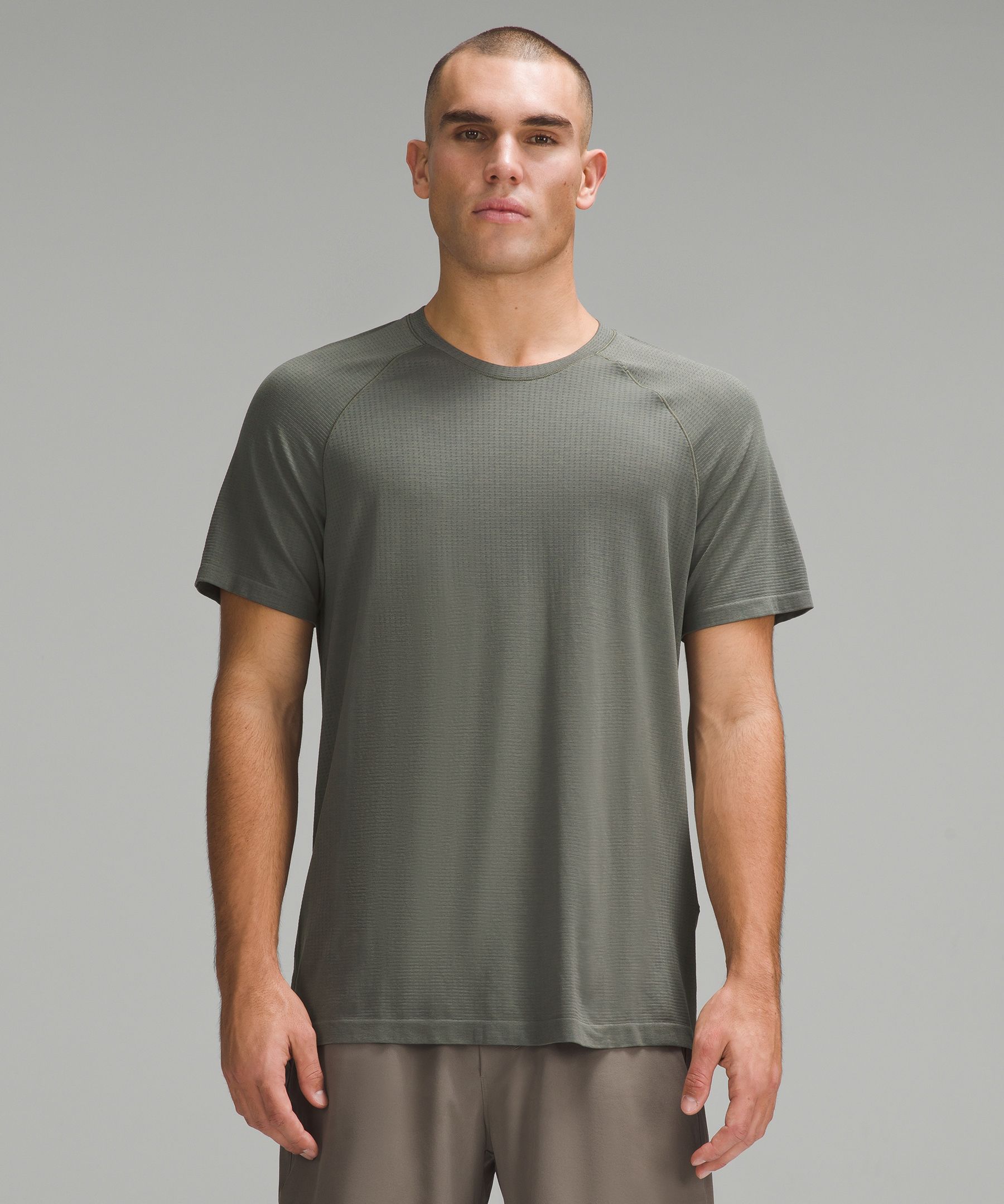 Lululemon Metal Vent Tech Short-sleeve Shirt In Gray