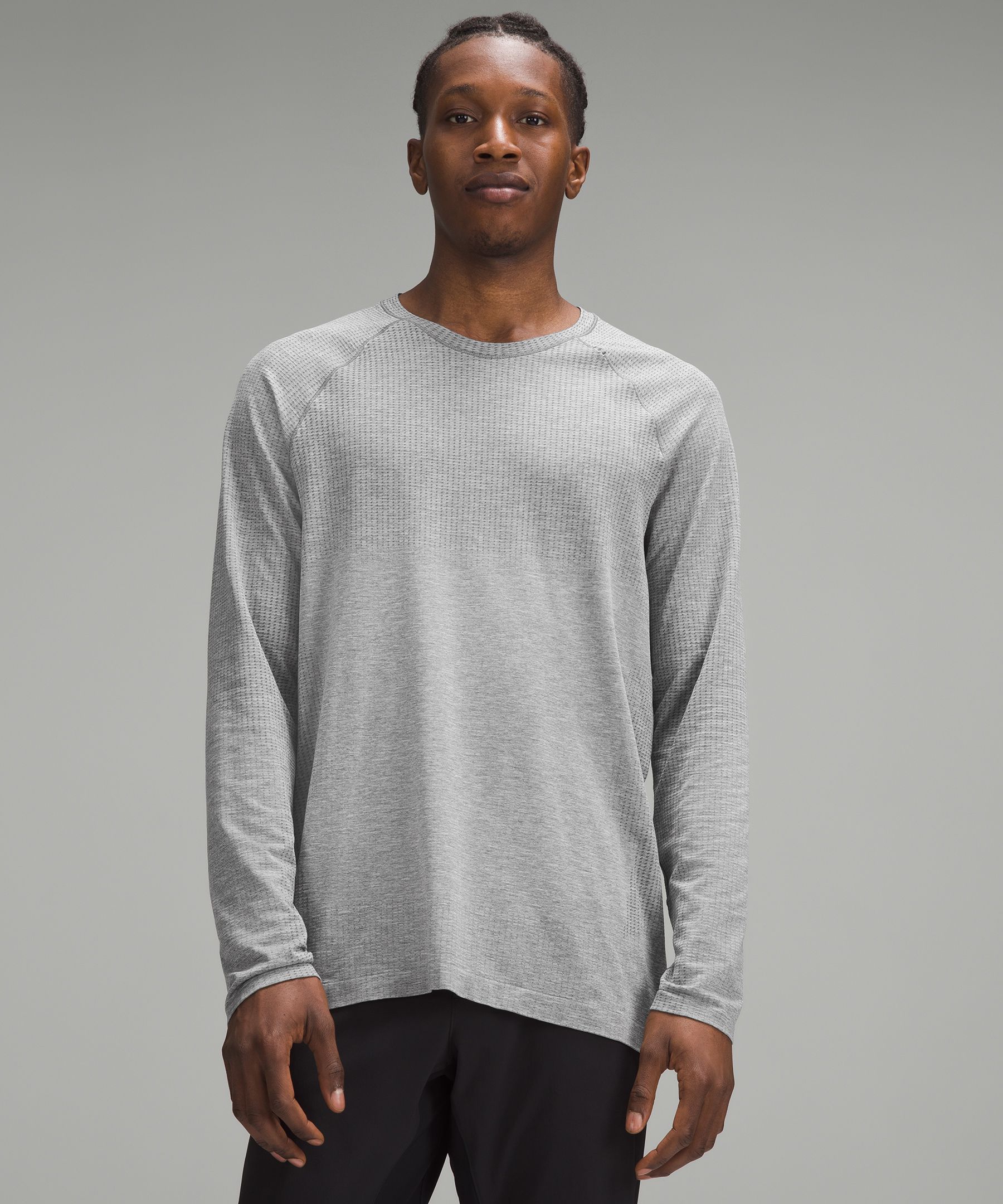 Lululemon Metal Vent Tech Long-sleeve Shirt In Grey