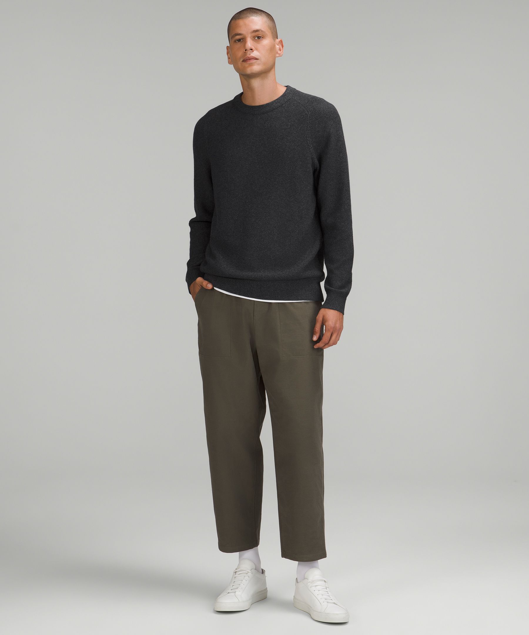 Lululemon + Textured Knit Crewneck Sweater