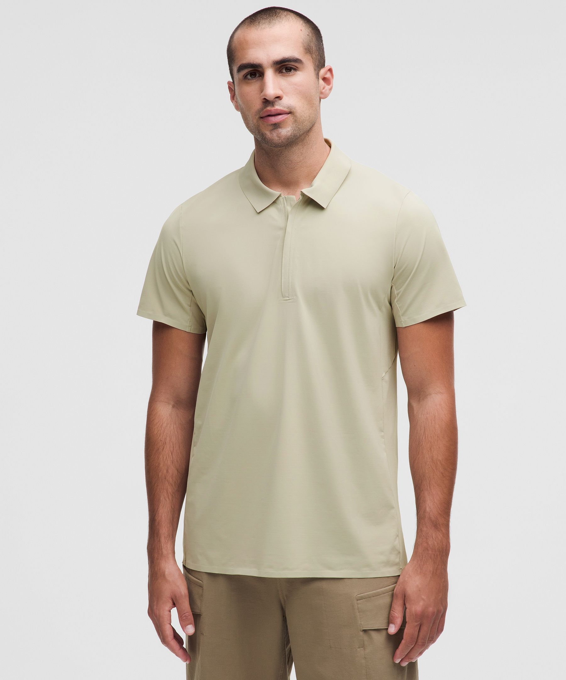 Zip shop front polo