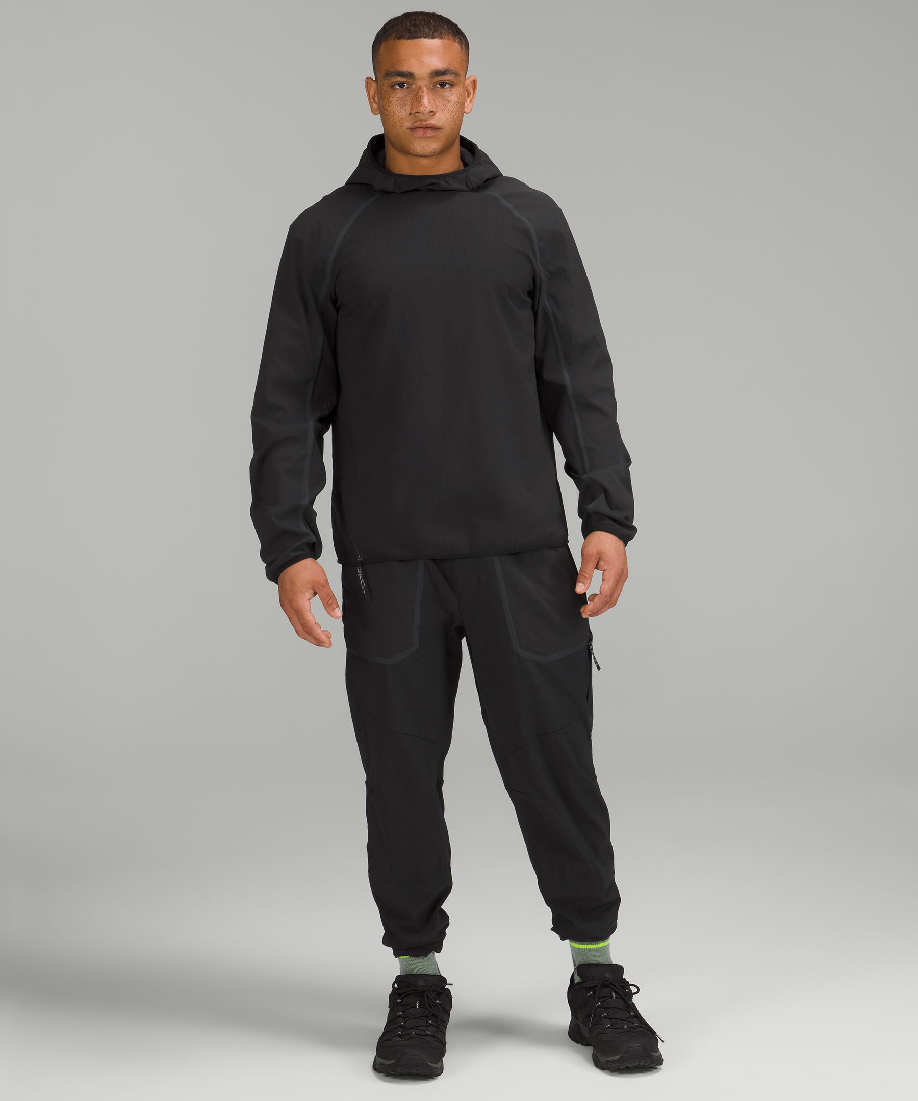 Hiking fleece hoodie top