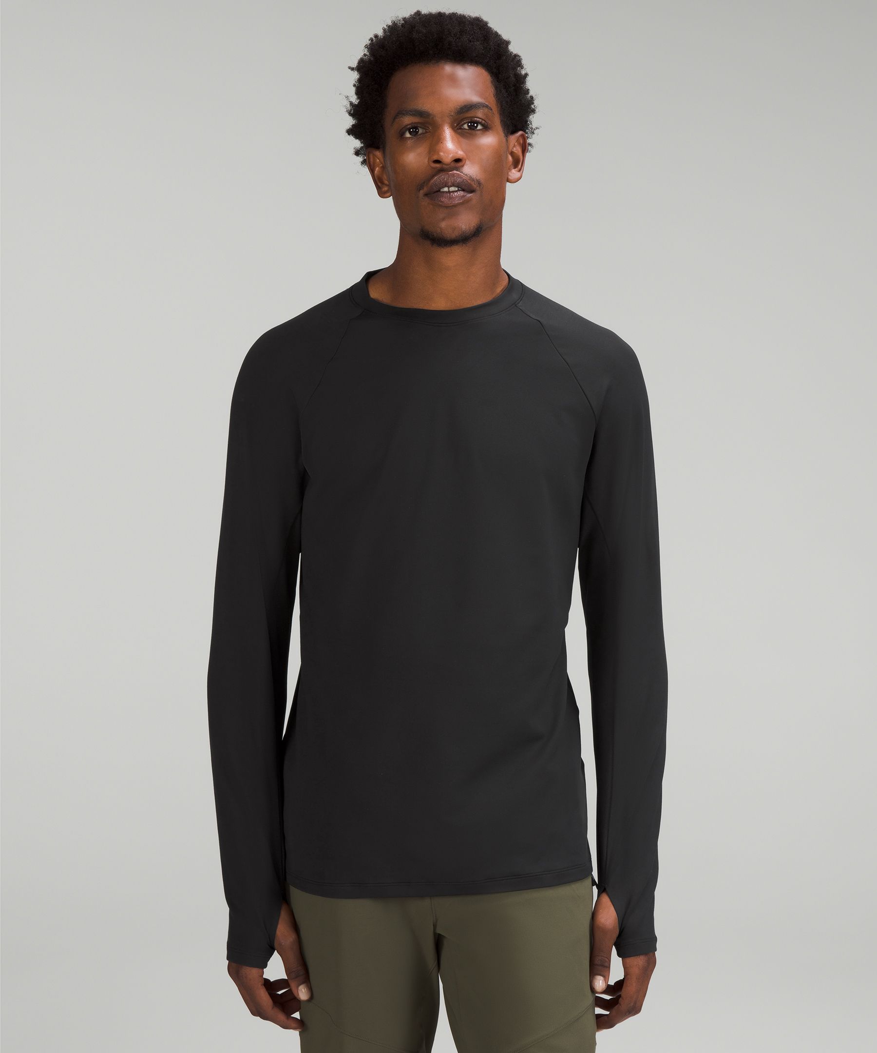 Rulu Fleece Base Layer Hiking Long Sleeve Shirt Lululemon UK