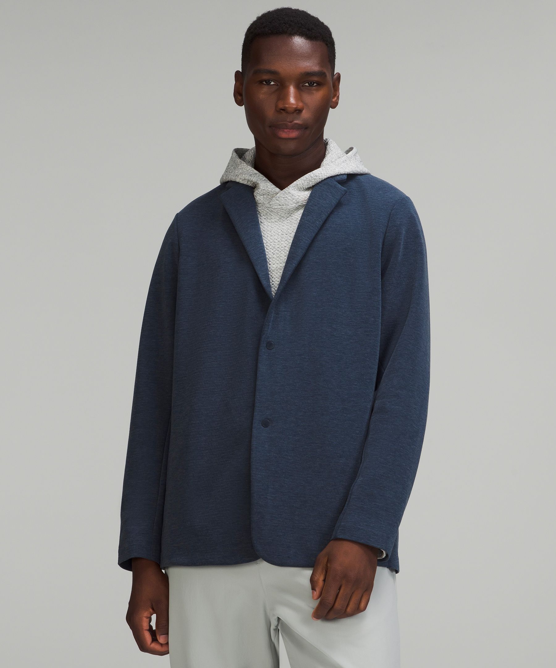 Fleece discount blazer mens