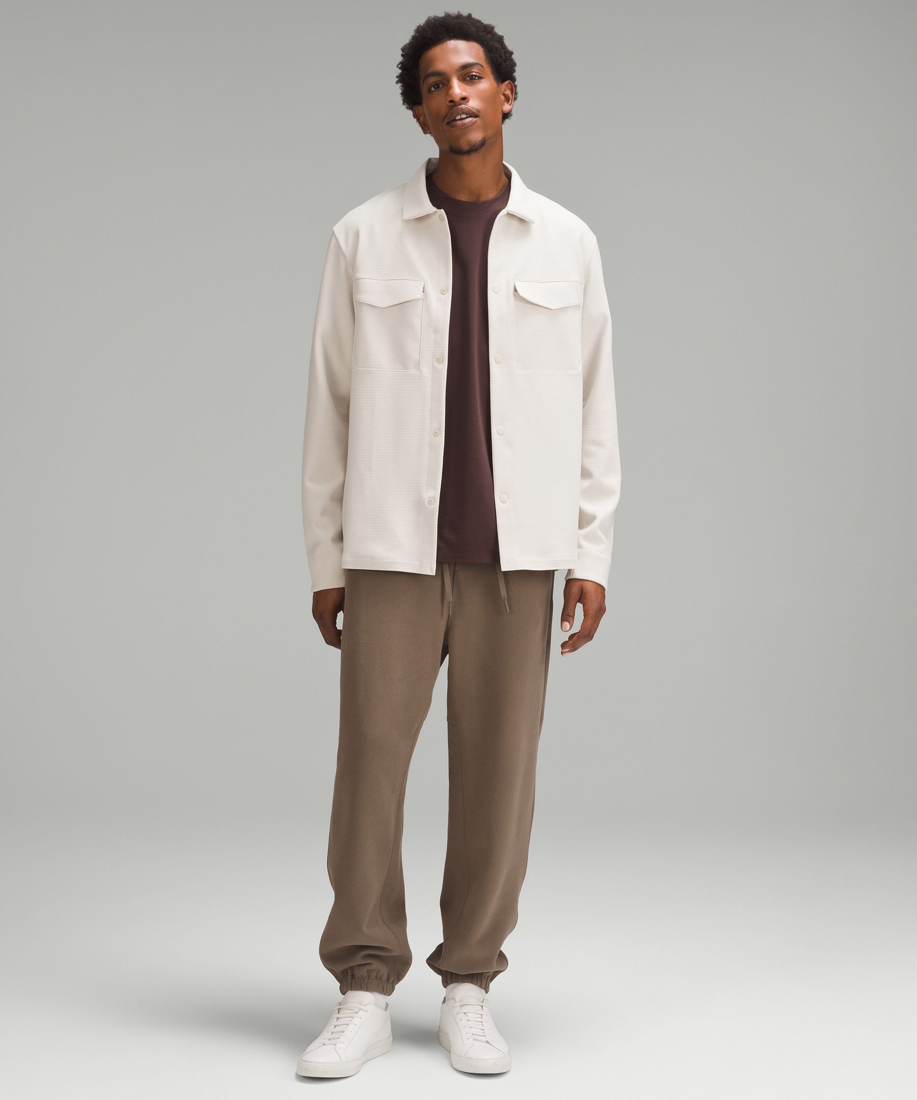 Gridliner Fleece Overshirt | Men's Hoodies u0026 Sweatshirts | lululemon
