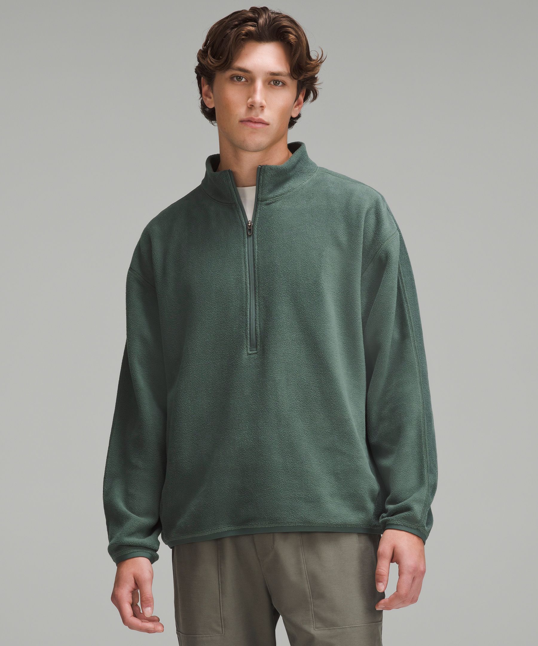 Oversized Fleece Half Zip