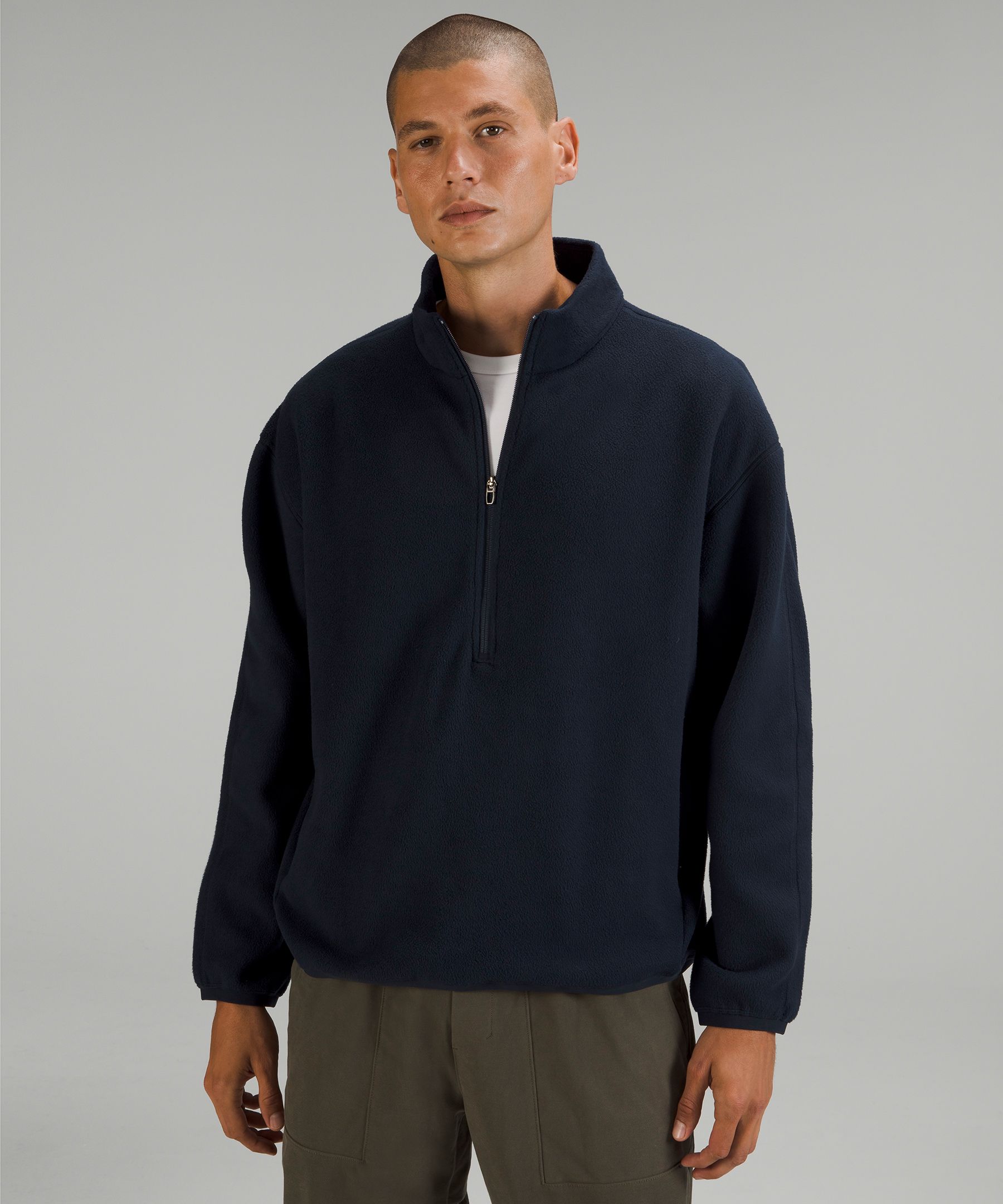 Oversized Fleece Half Zip