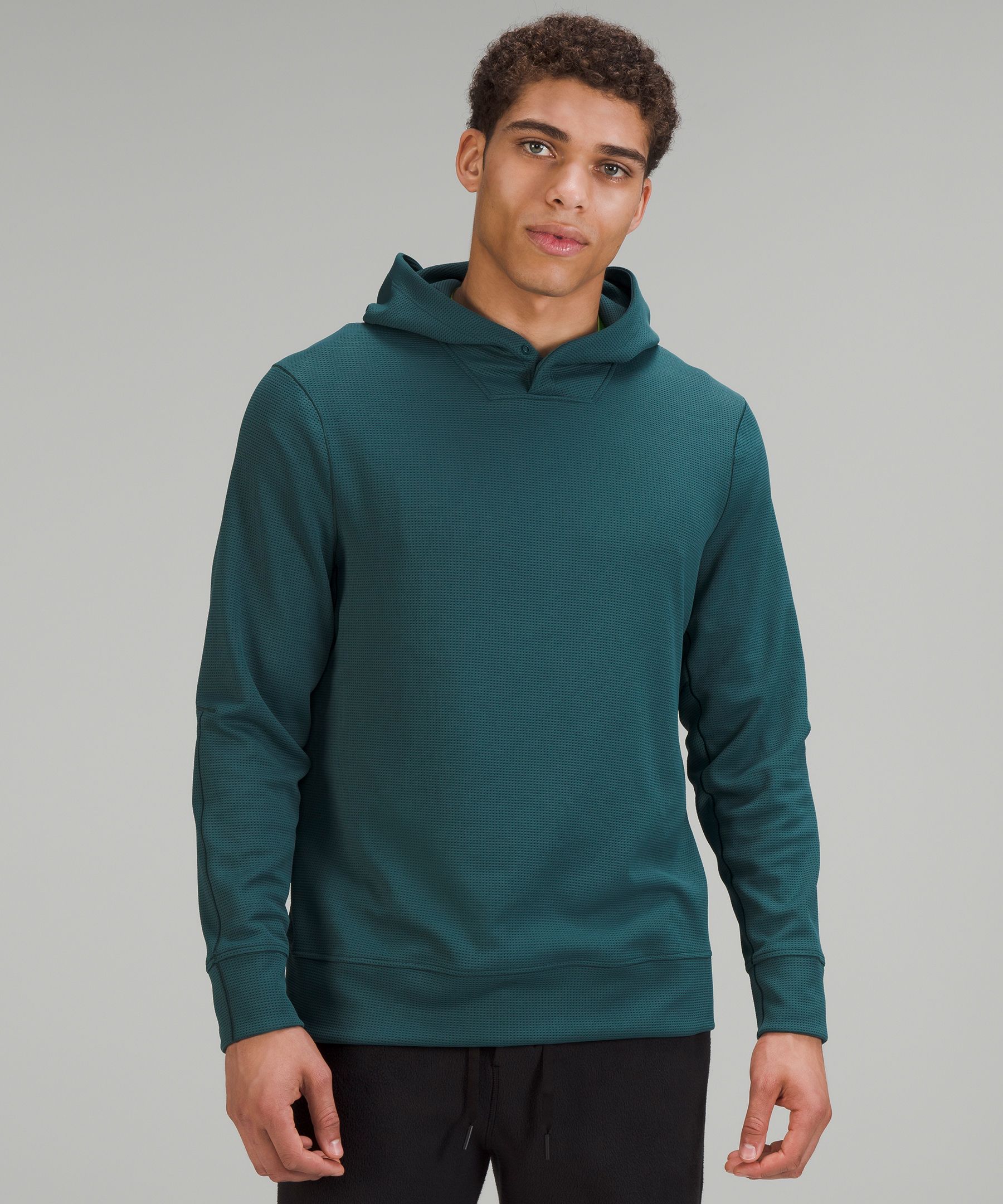 Lululemon 'Shift Stitch' Hoodie in Deep Teal - Men's Small – The