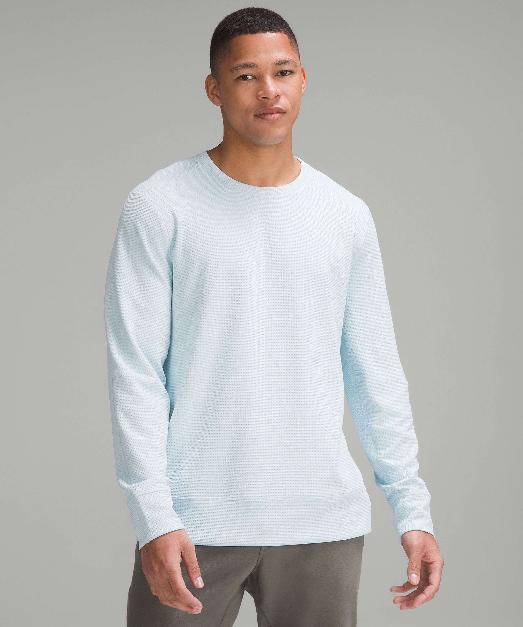 Men's Waffle Stitch Crew