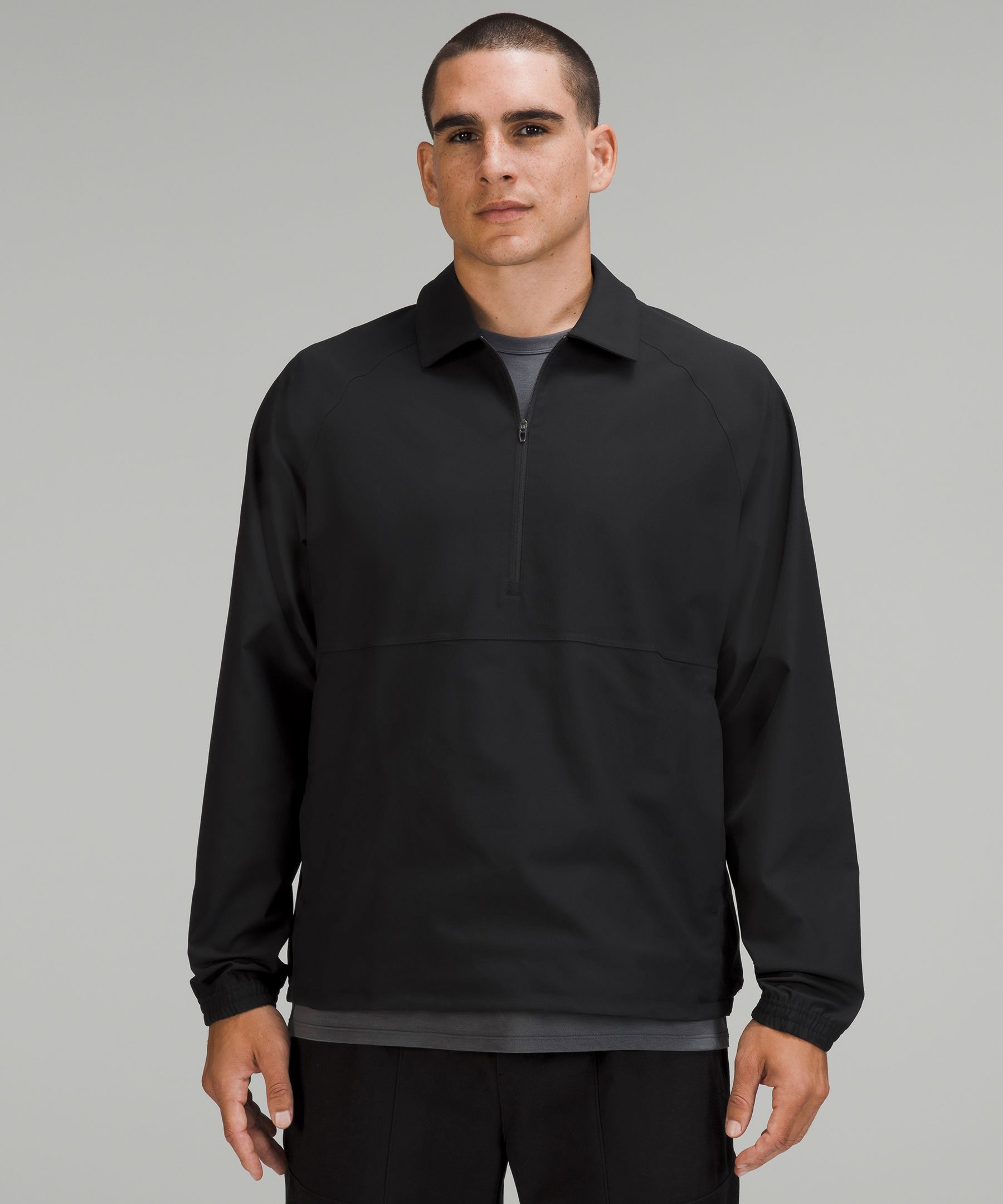 Collared Half-Zip Jacket