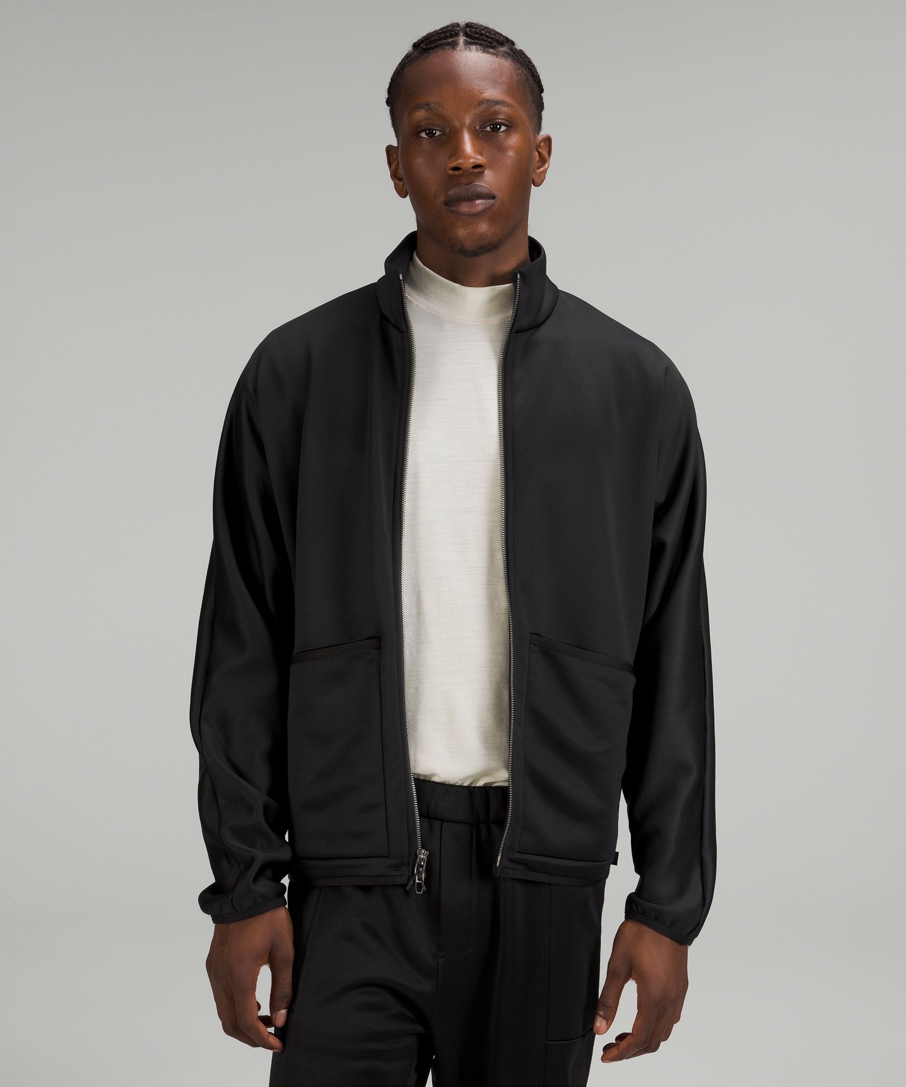 ファッションルルレモン  メンズ LAB FLEECE TRACK JACKET