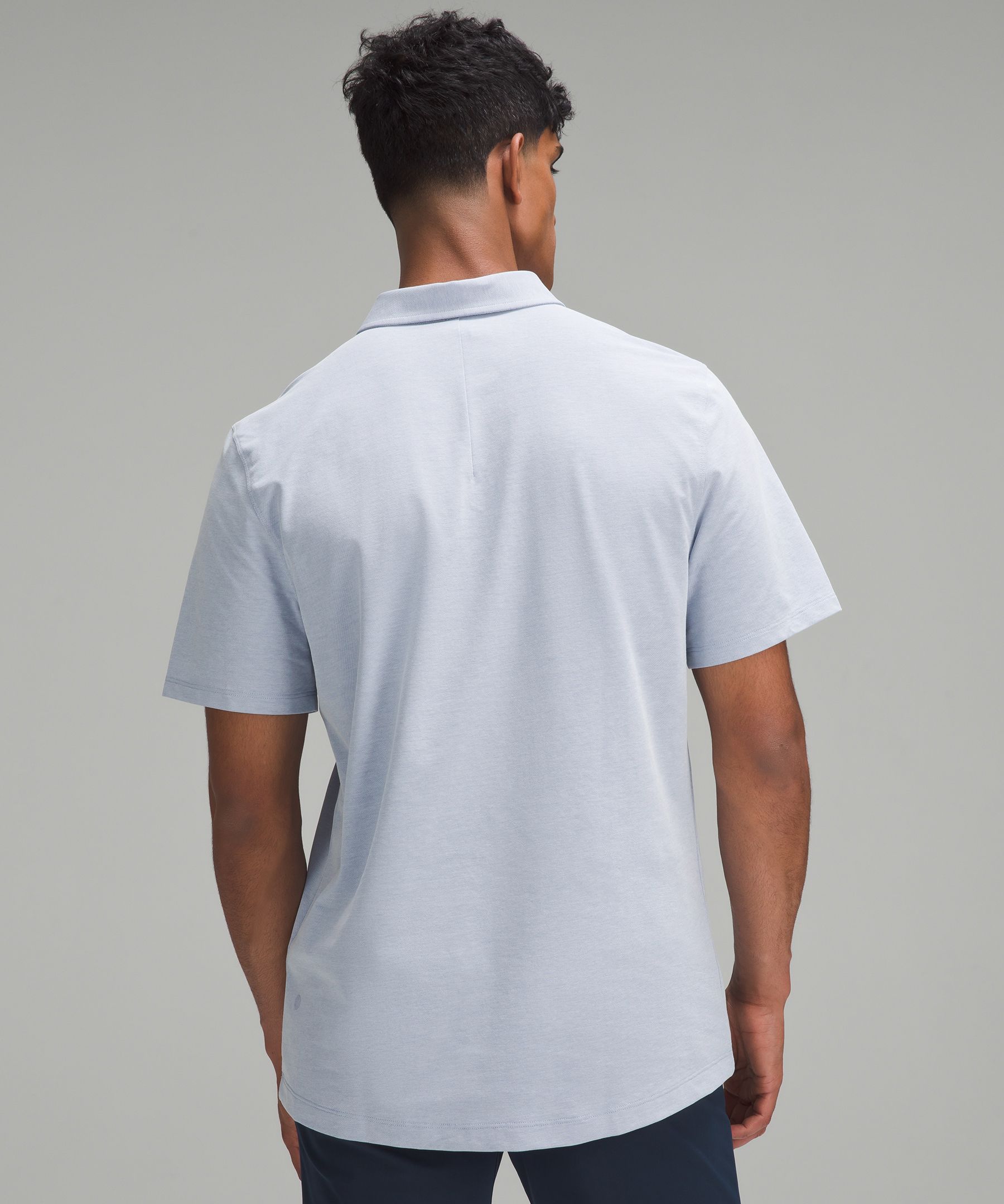 Shop Lululemon Evolution Short-sleeve Polo Shirt Oxford