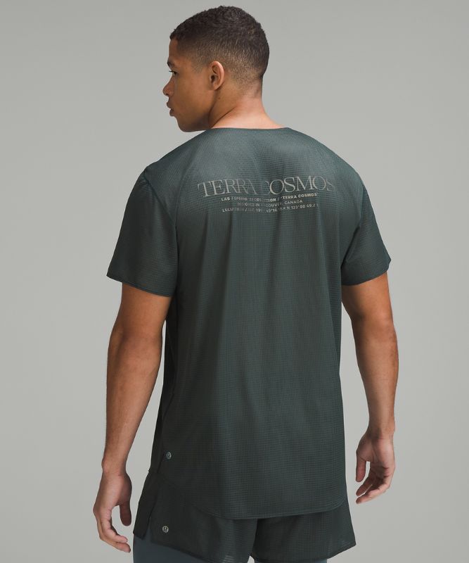 lululemon lab Grid Mesh Short-Sleeve Shirt *Graphic