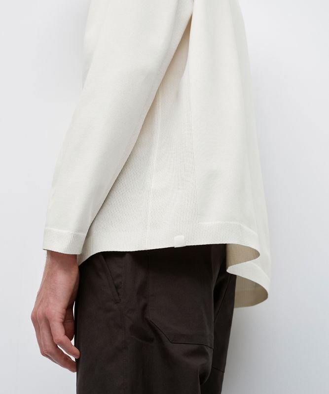 Lightweight Knit Long-Sleeve Polo Shirt