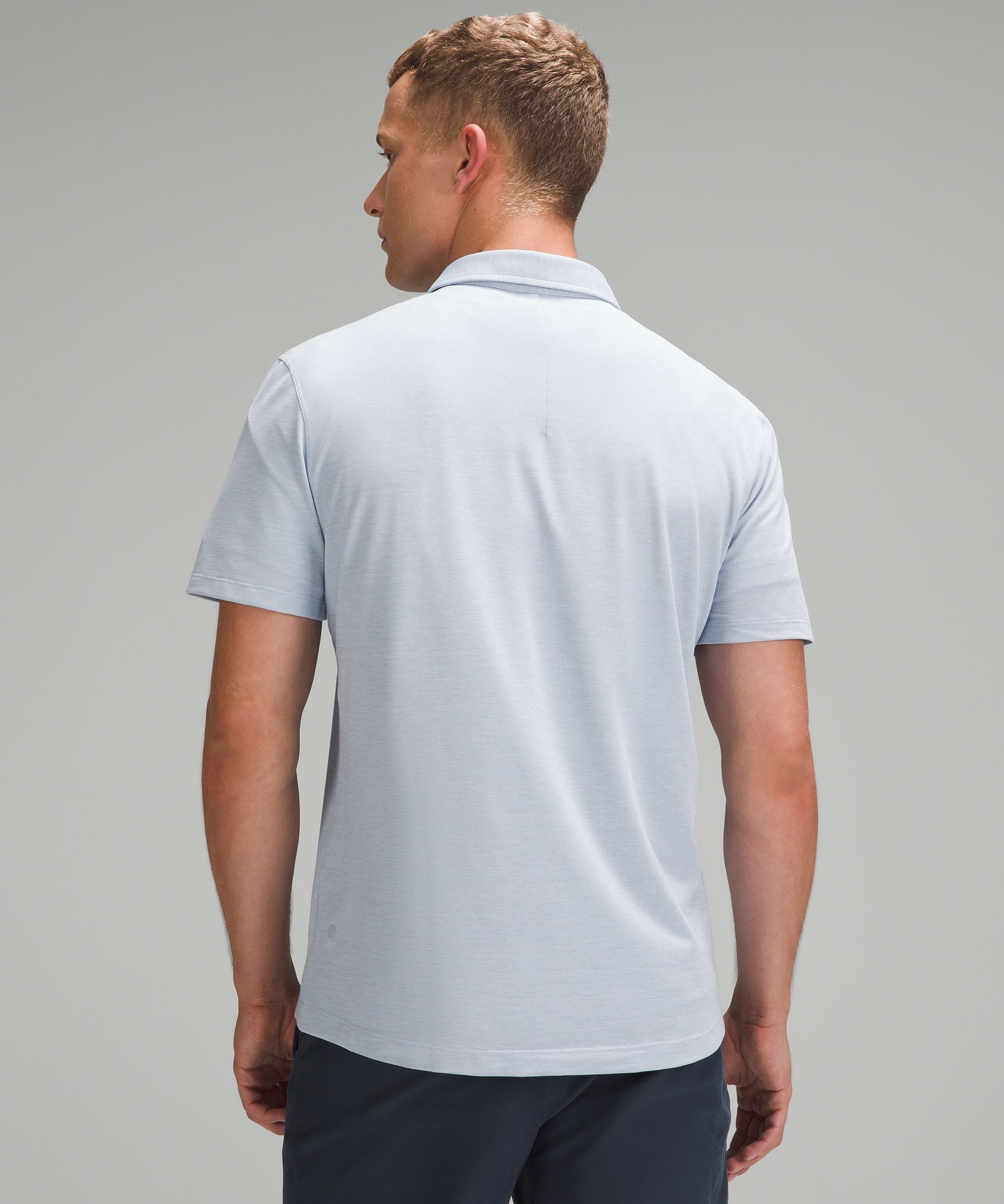 Lululemon Evolution Short Sleeve Polo Shirt - Smoked Spruce - lulu fanatics