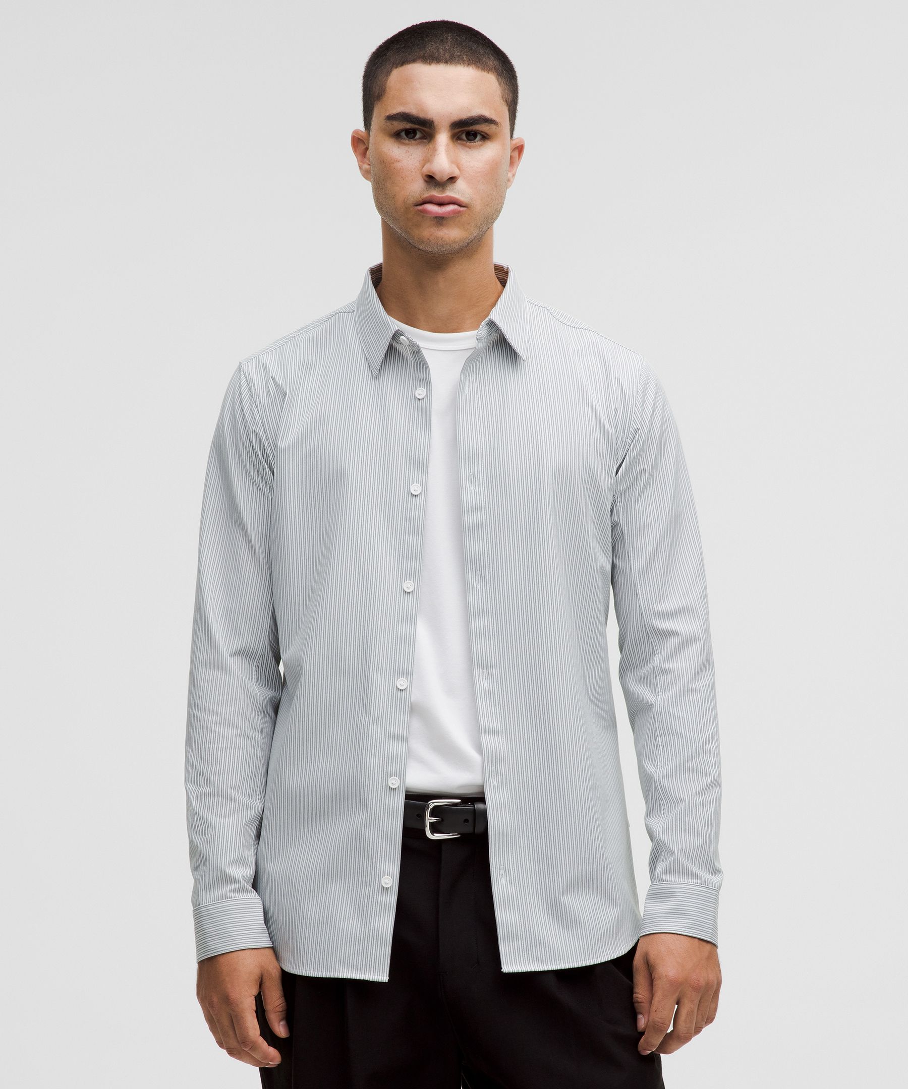 Lululemon New Venture Slim-fit Long-sleeve Shirt