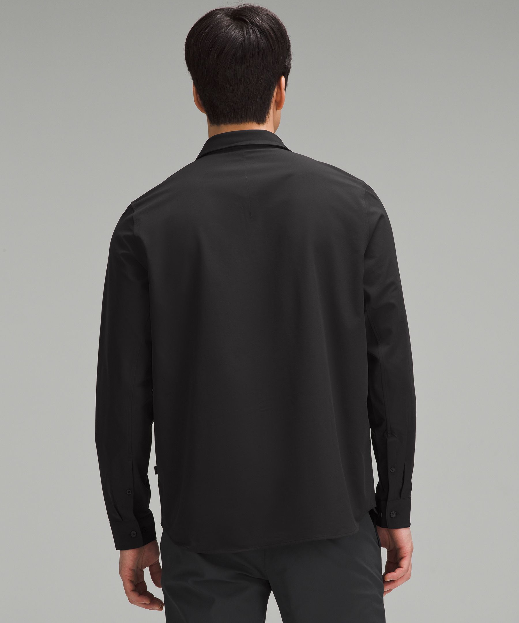 Lululemon Classic-Fit Cotton-Blend Long-Sleeve Shirt - Velvet Dust - lulu  fanatics