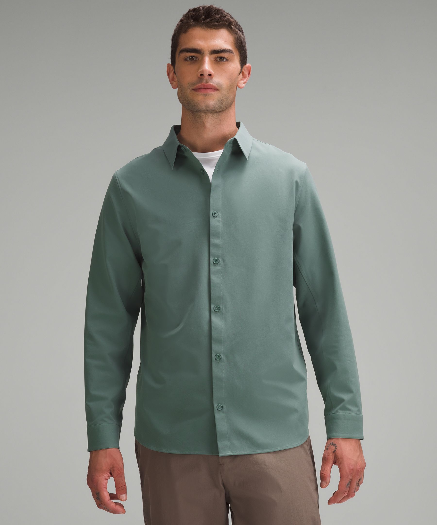 Lululemon New Venture Classic-fit Long-sleeve Shirt
