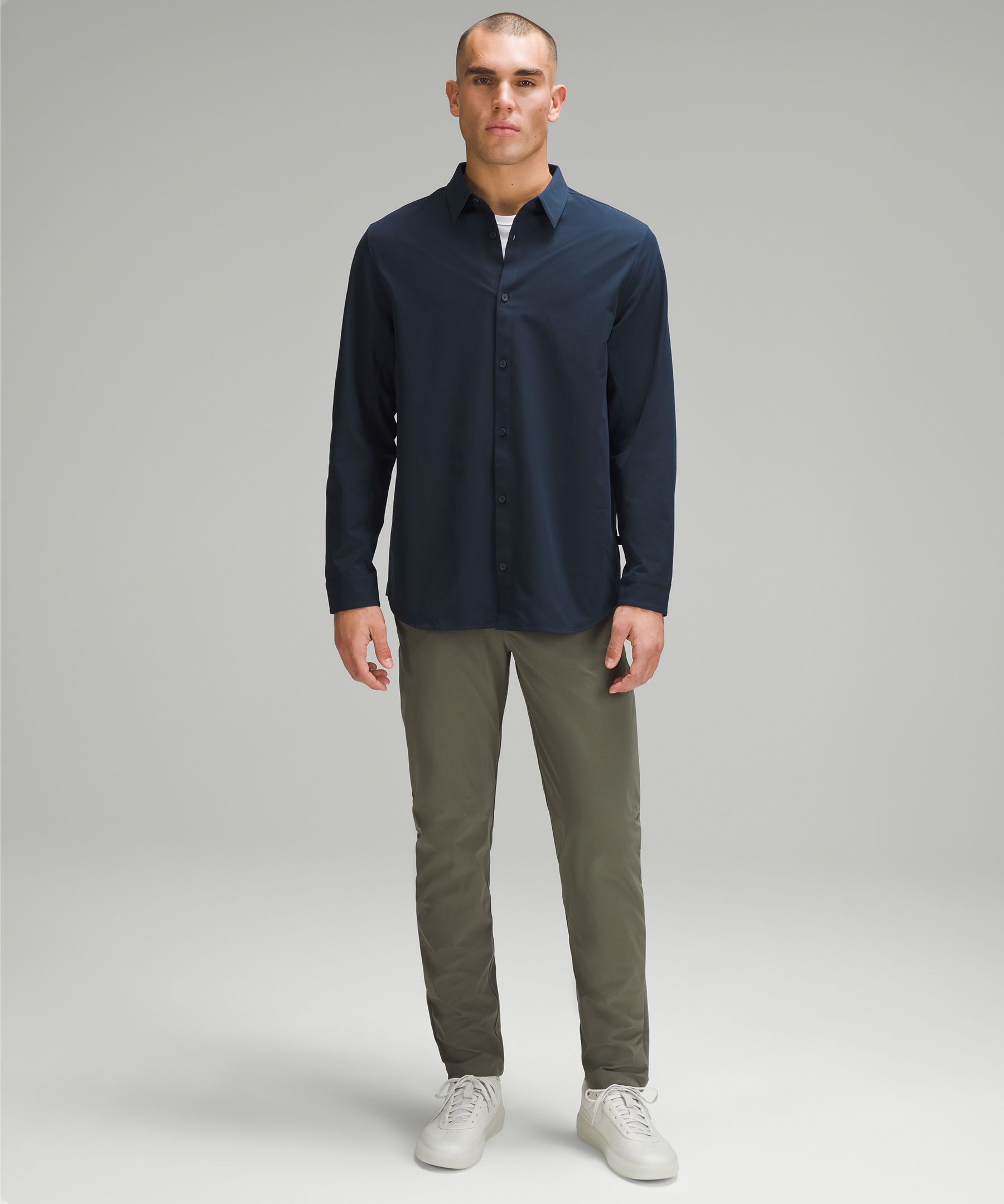 New Venture Classic-Fit Long-Sleeve Shirt, Men's Long Sleeve Shirts