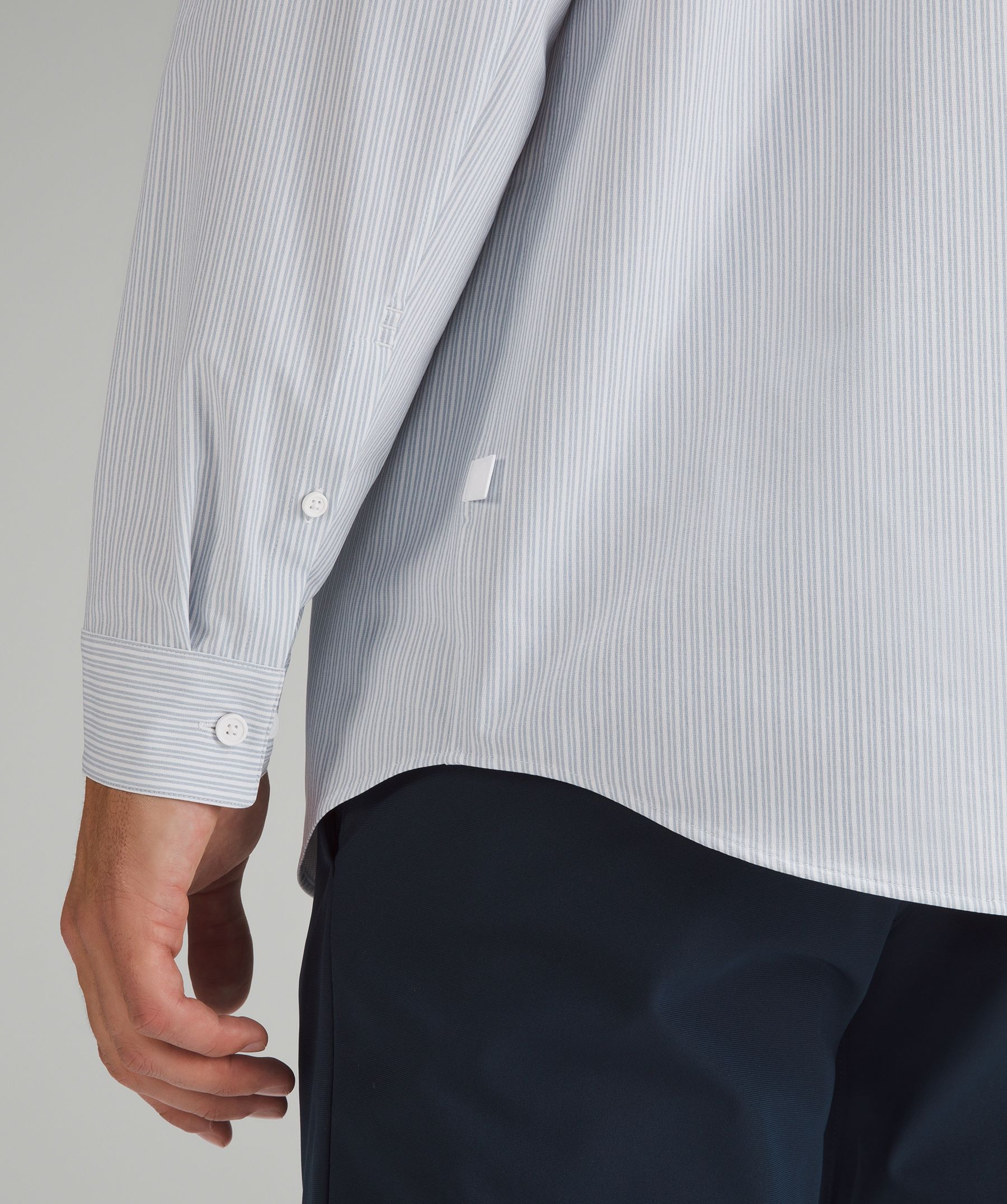 Shop Lululemon New Venture Classic-fit Long-sleeve Shirt