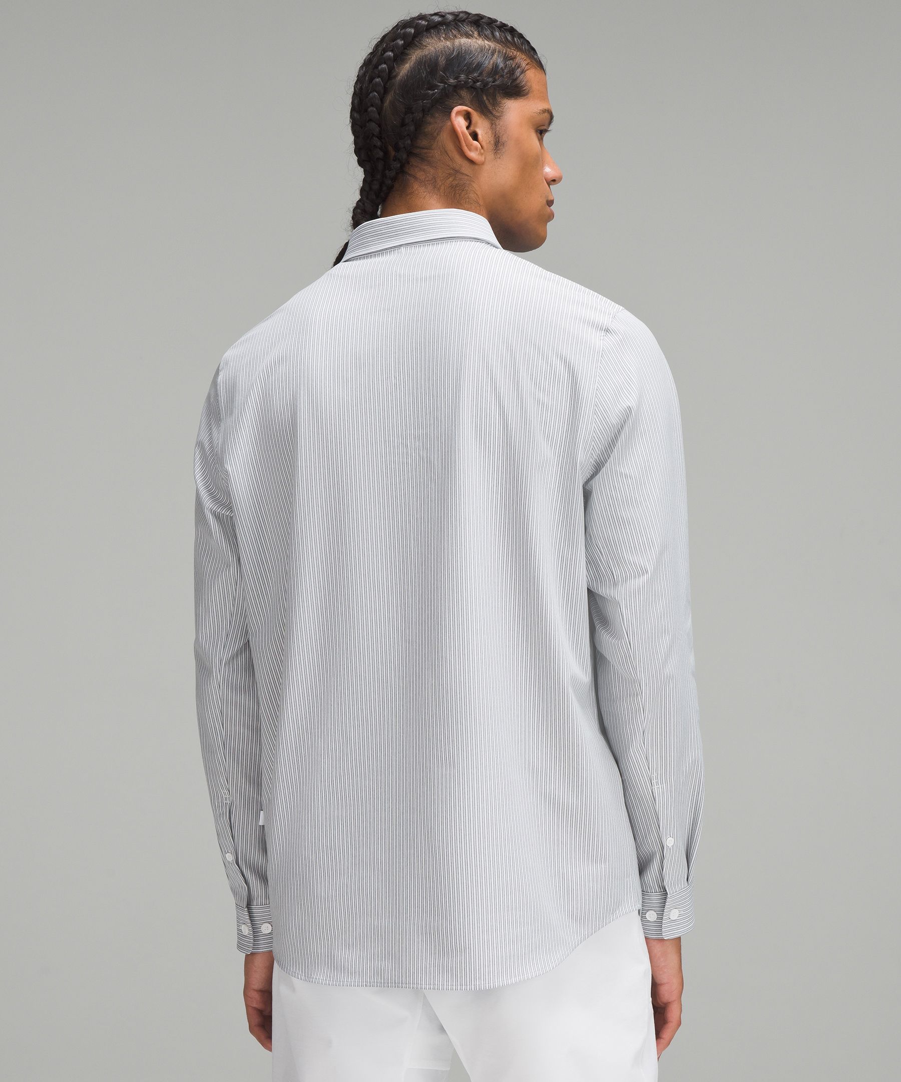 Shop Lululemon New Venture Classic-fit Long-sleeve Shirt