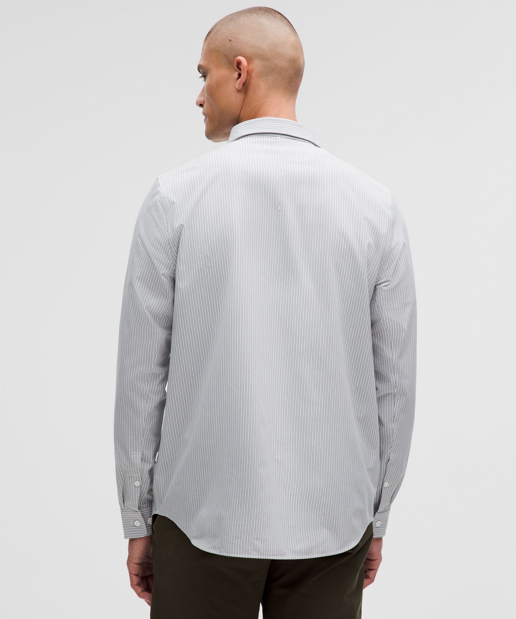 Shop Lululemon New Venture Classic-fit Long-sleeve Shirt