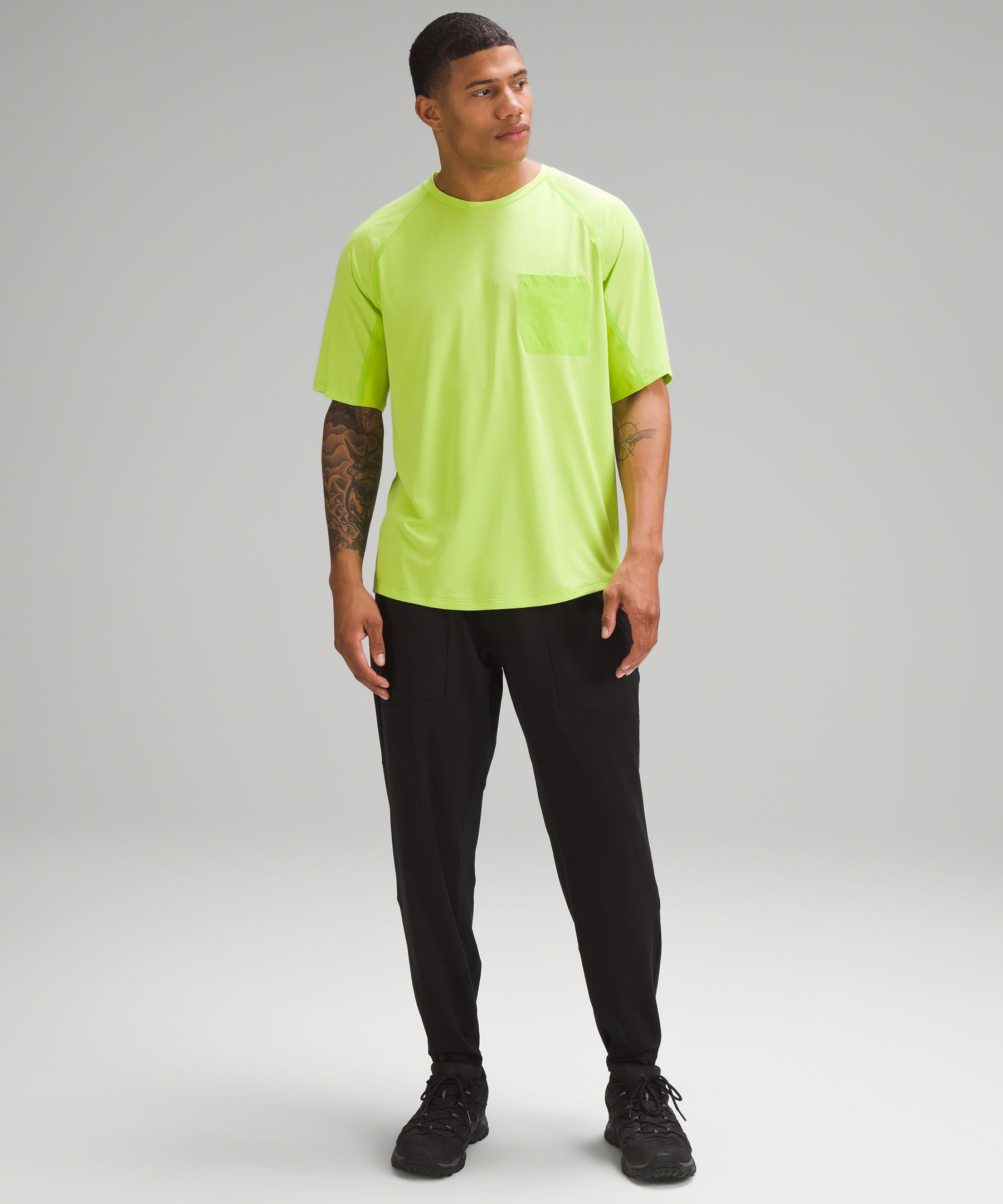 Lululemon athletica Breathelight Mesh Hiking Short-Sleeve Shirt, Men's  Short Sleeve Shirts & Tee's