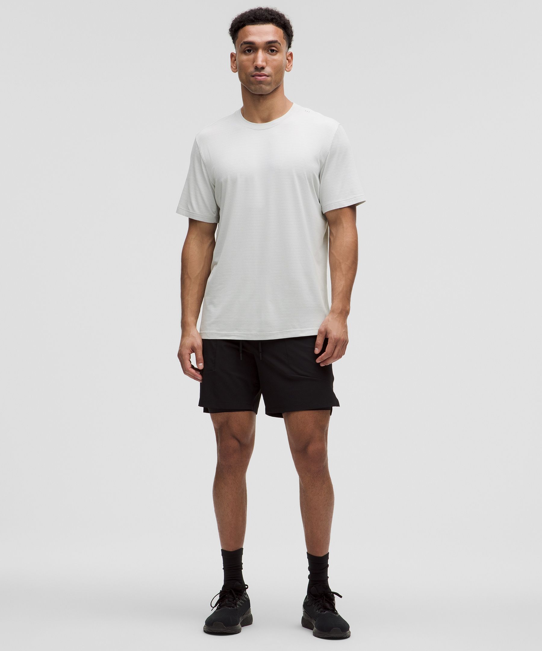 Shop Lululemon License To Train Relaxed Short-sleeve Shirt