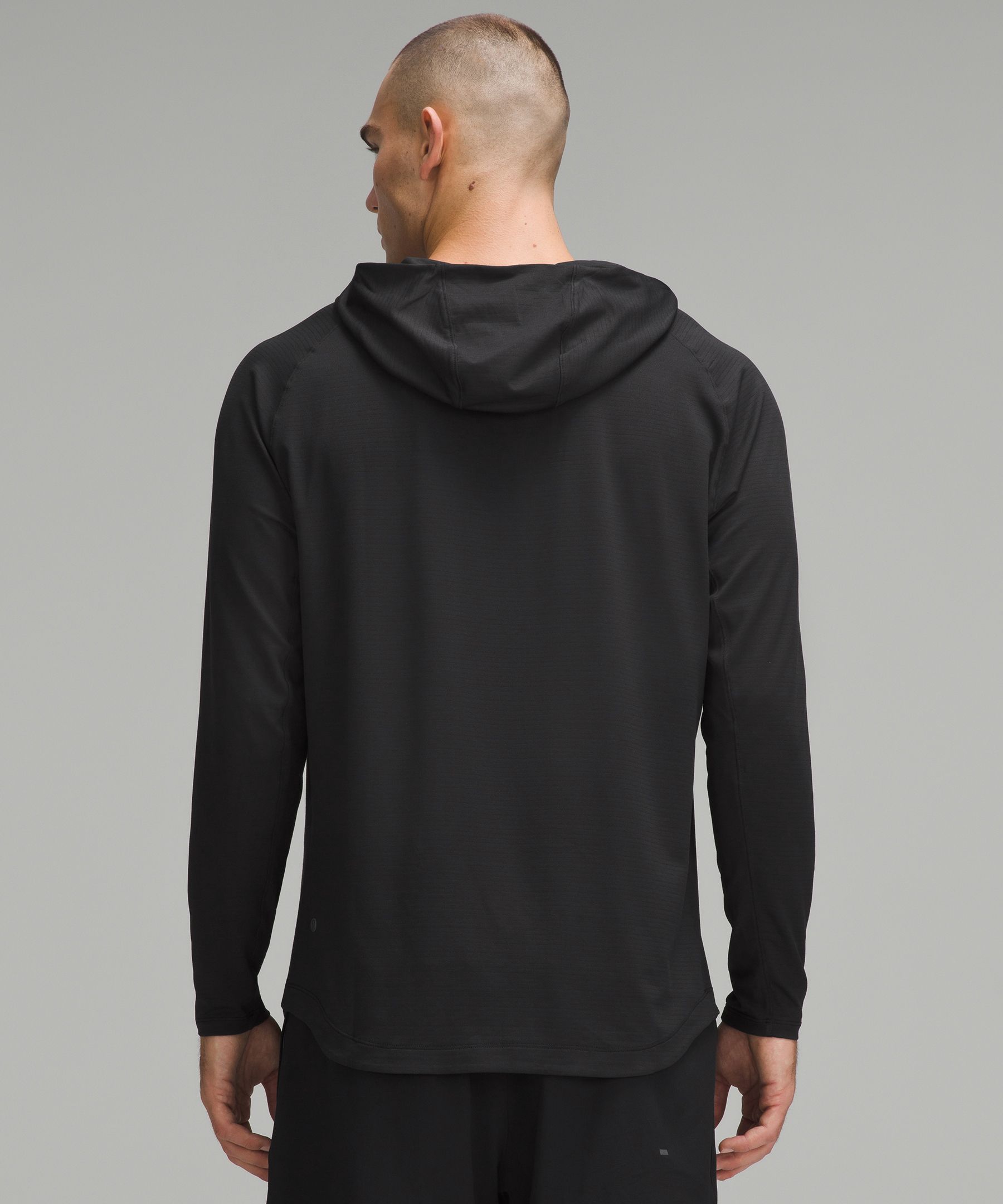 Lululemon - Cross Challenger Stretch-Nylon and Textured Stretch-Jersey  Zip-Up Hoodie - Black Lululemon