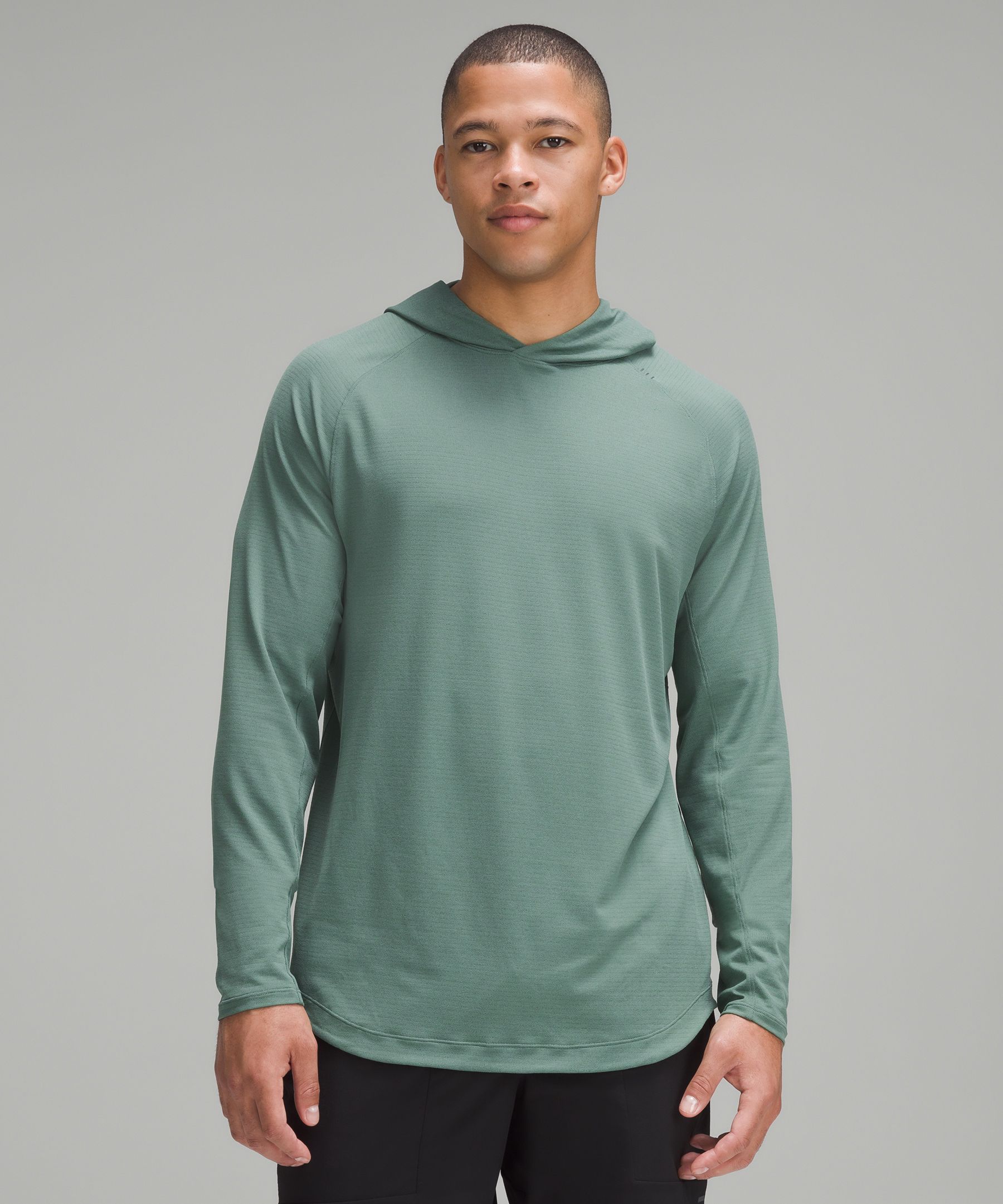 Lululemon - License to Train Jersey Hoodie - Mens - Grey