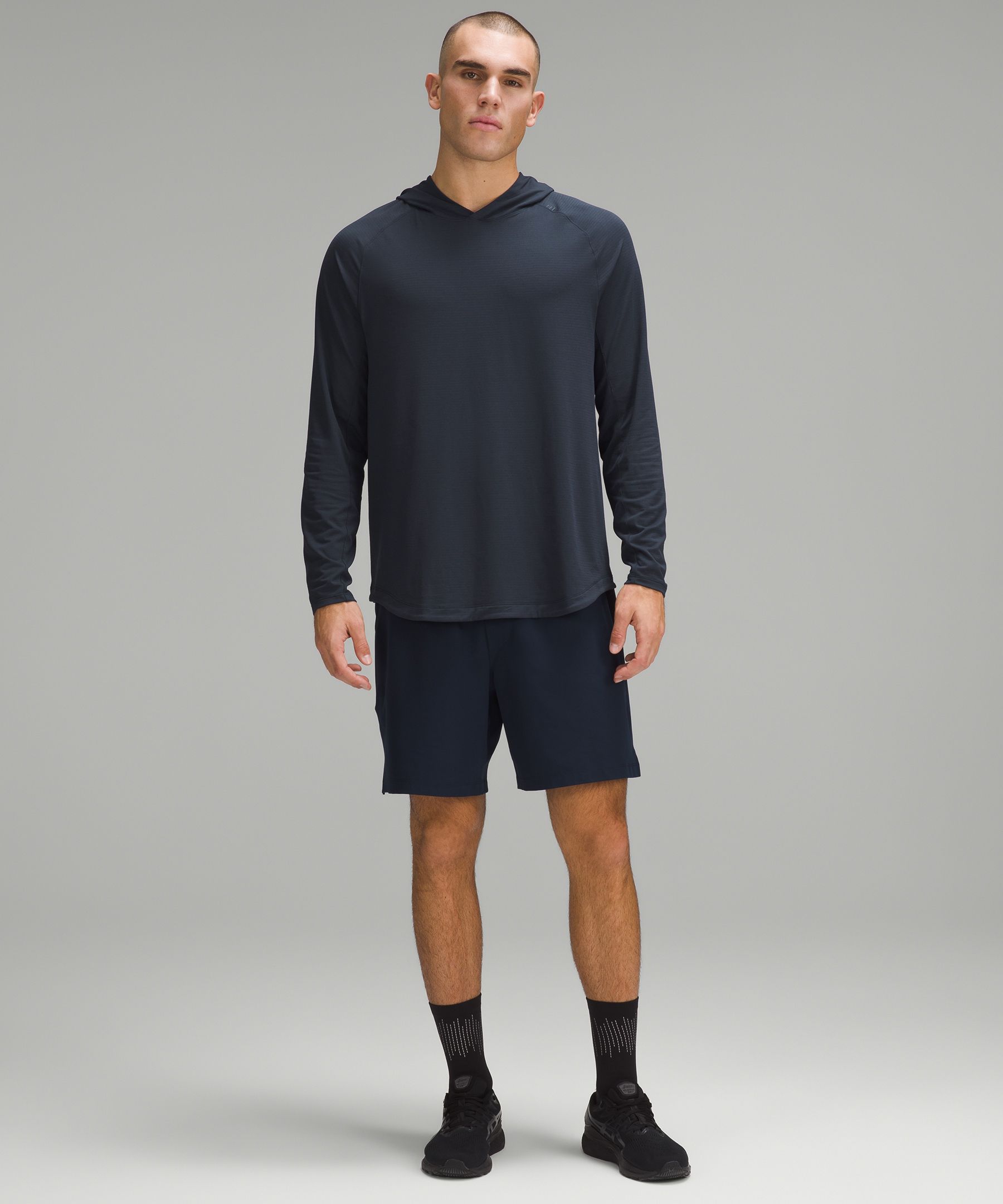 Lululemon - License to Train Jersey Hoodie - Mens - Grey