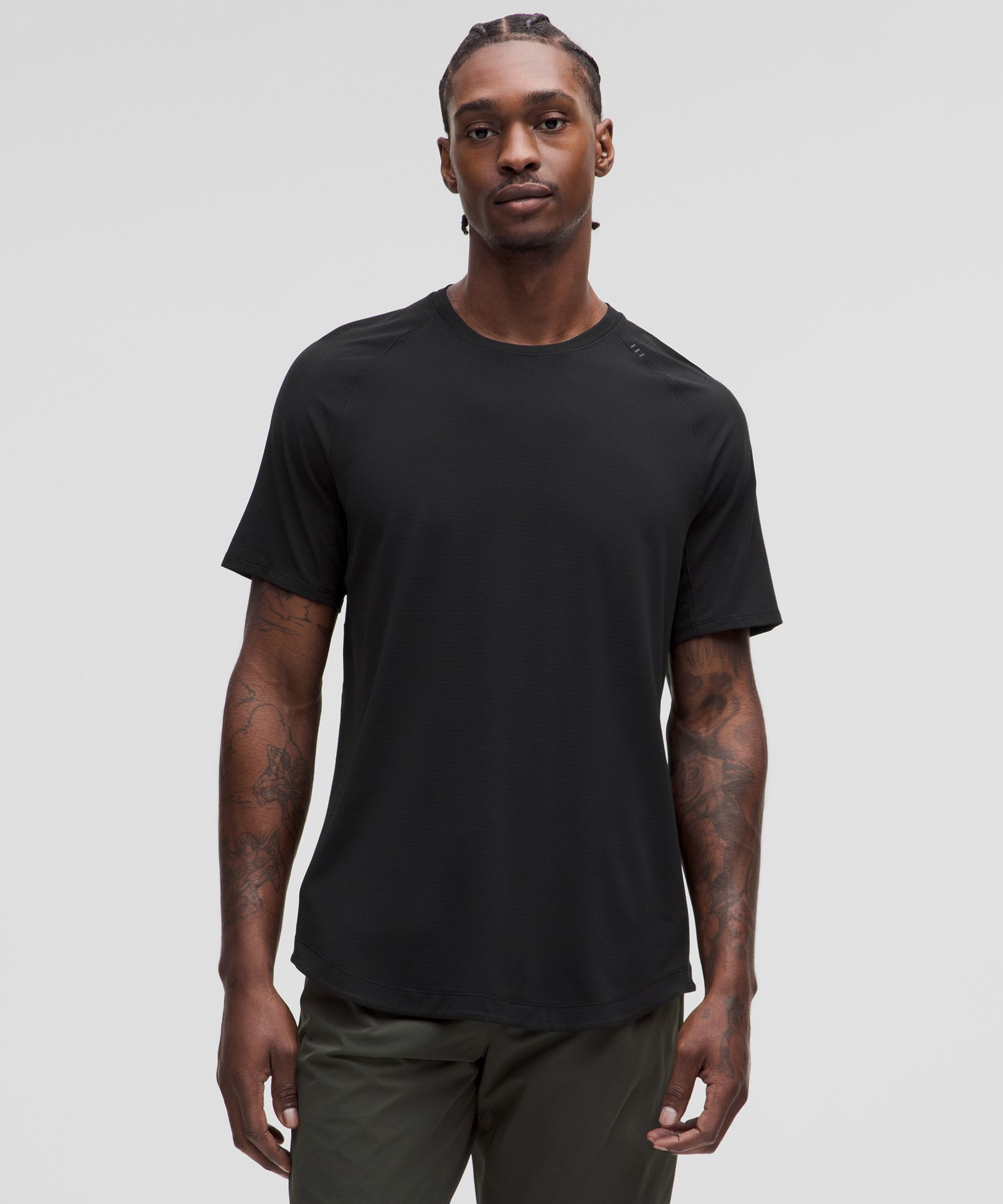 lululemon LICENSE TO TRAIN SHORT SLEEVE - Basic T-shirt - dark forest/green  - Zalando.de