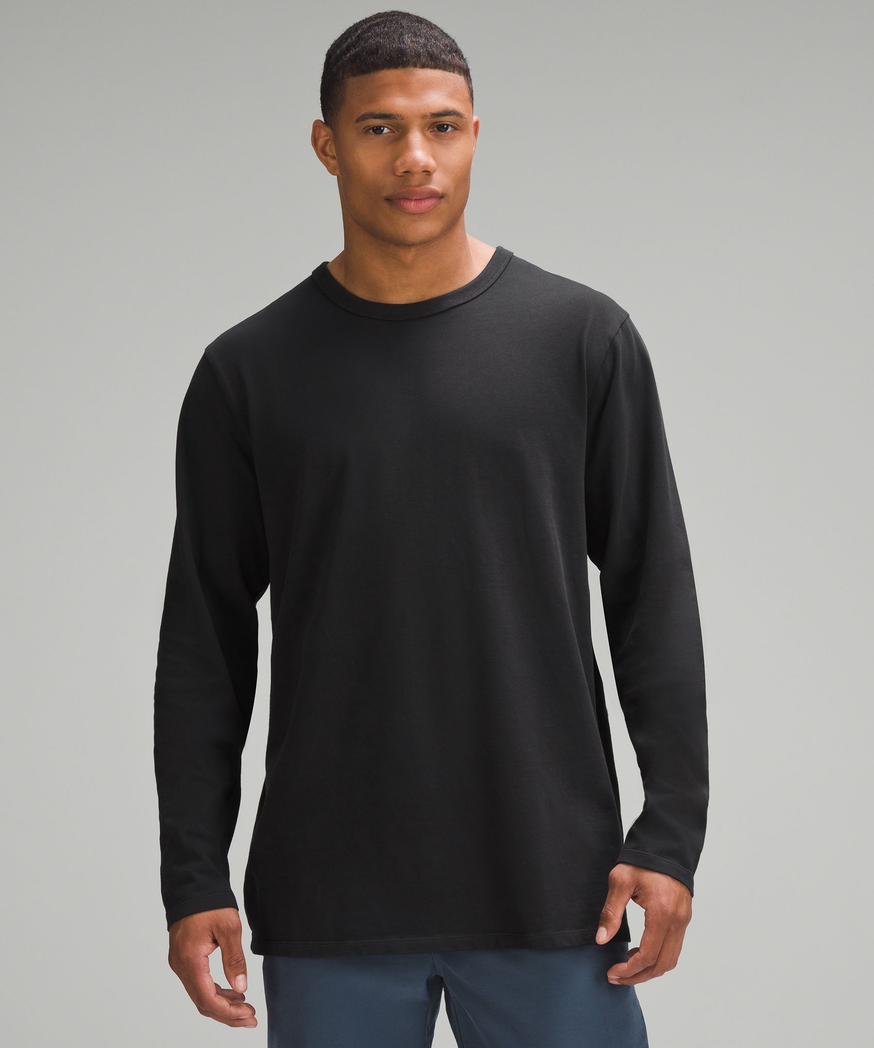 Cotton Jersey Long-Sleeve Shirt