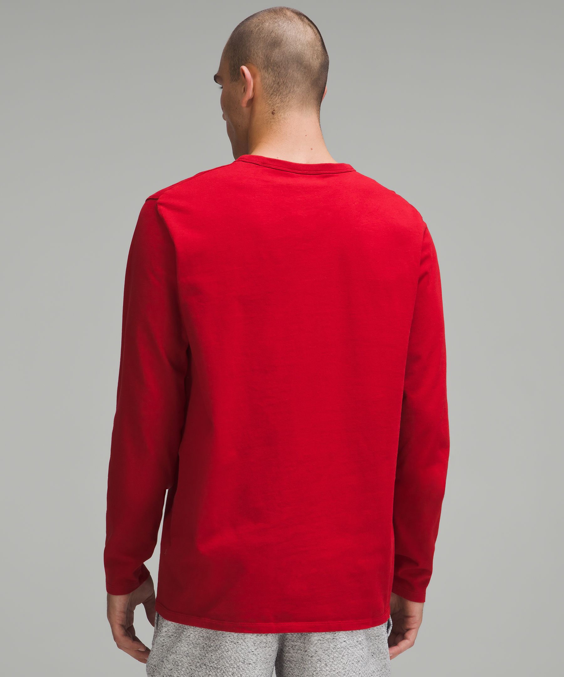 Cotton Jersey Long-Sleeve Shirt | Men's Long Sleeve Shirts