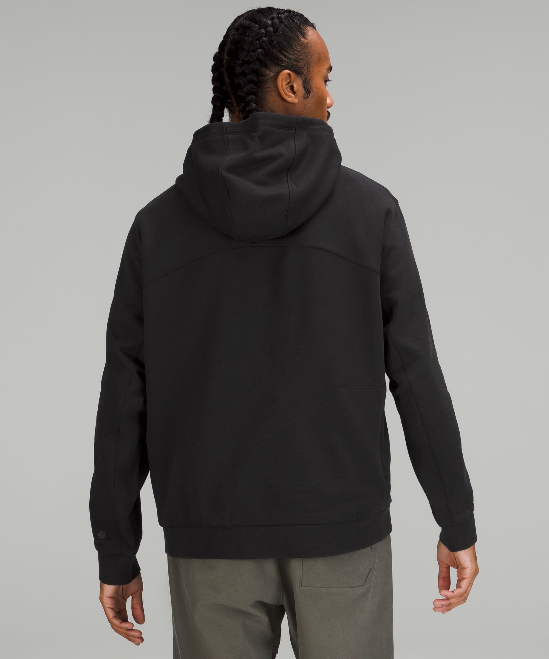 French Terry Pullover Hoodie - Black with Rainbow – TomboyX