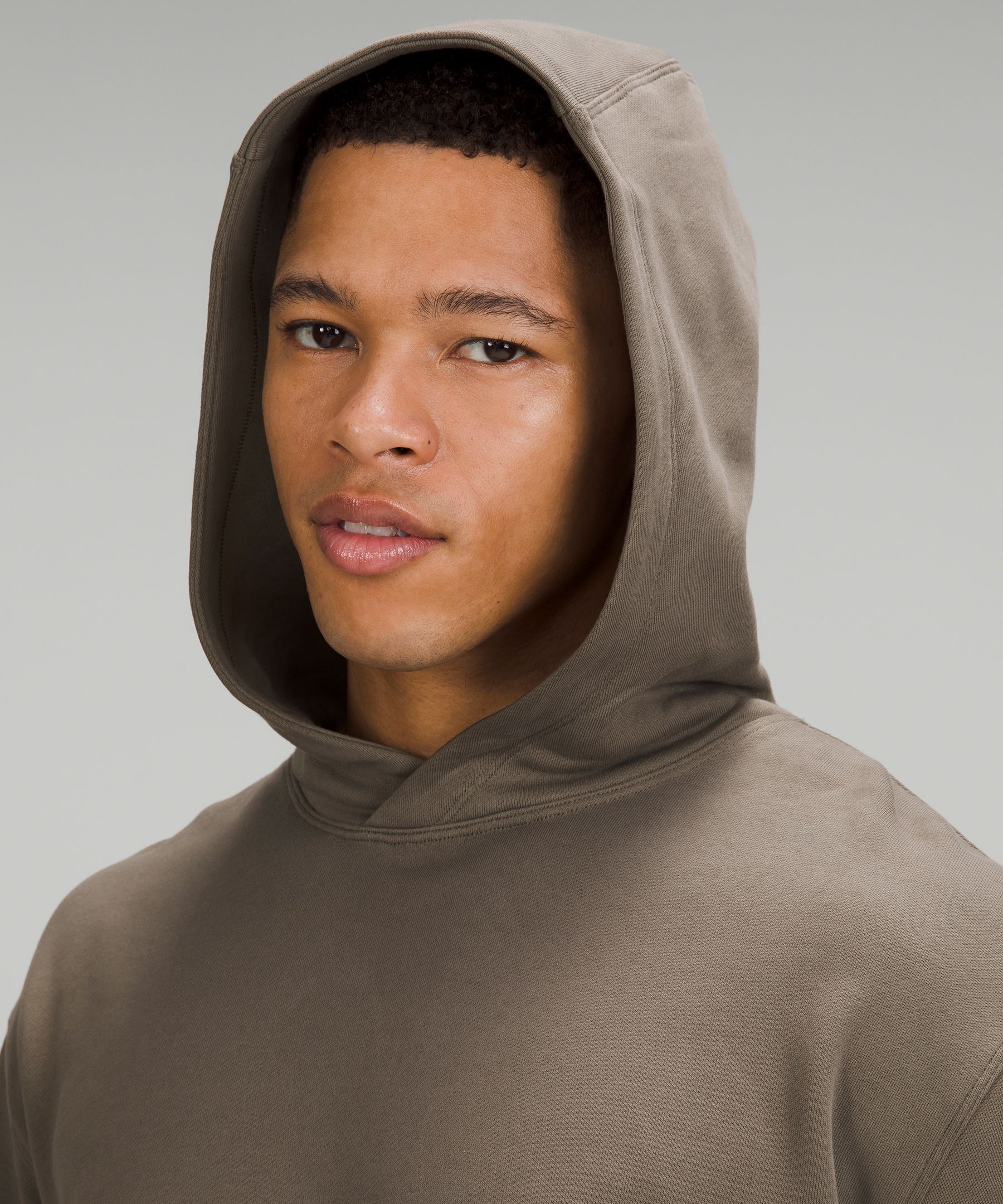 French Terry Oversized Pullover Hoodie