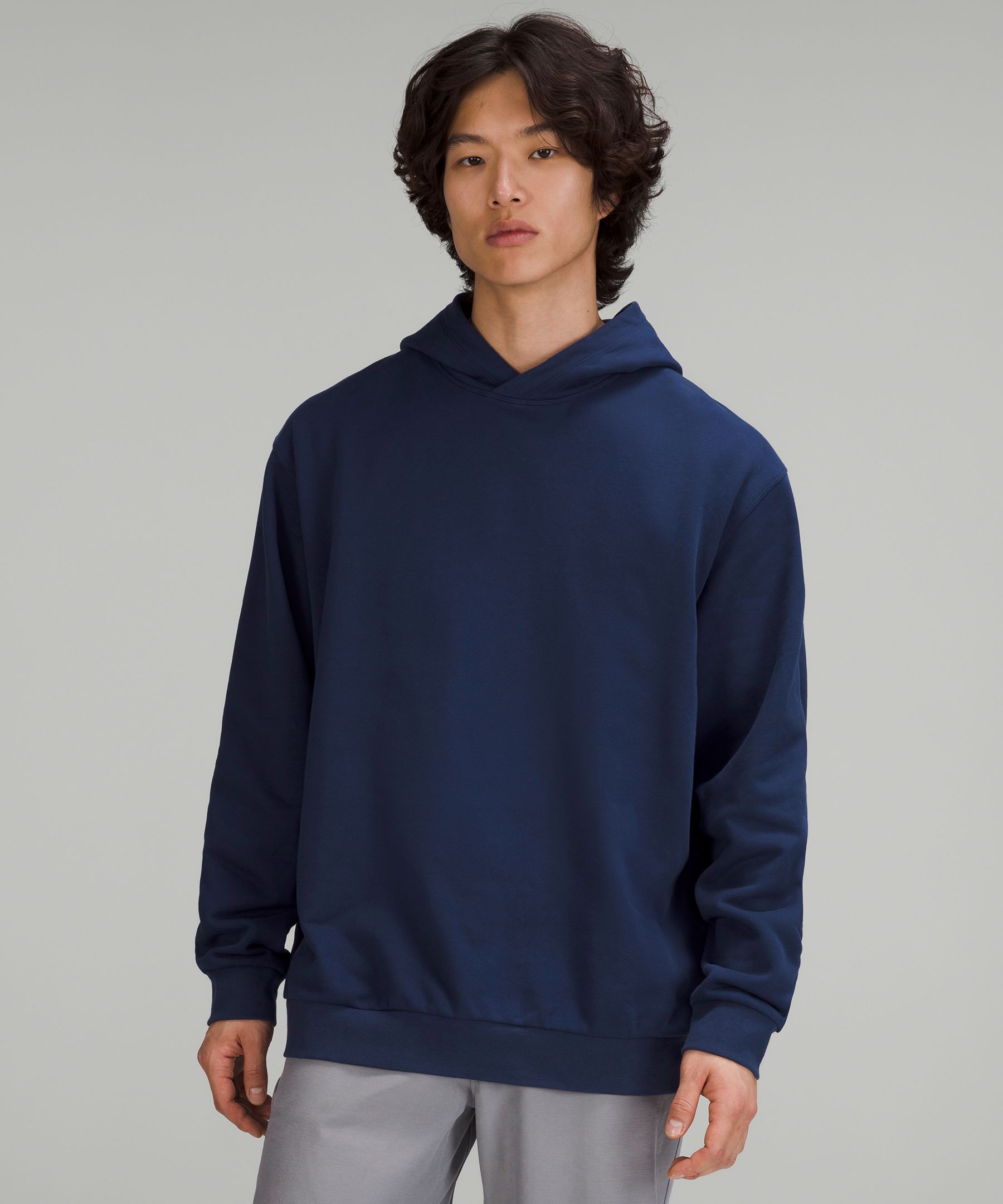 French Terry Oversized Pullover Hoodie