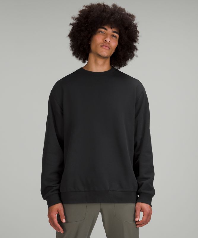 French Terry Oversized Long-Sleeve Crew *Online Only
