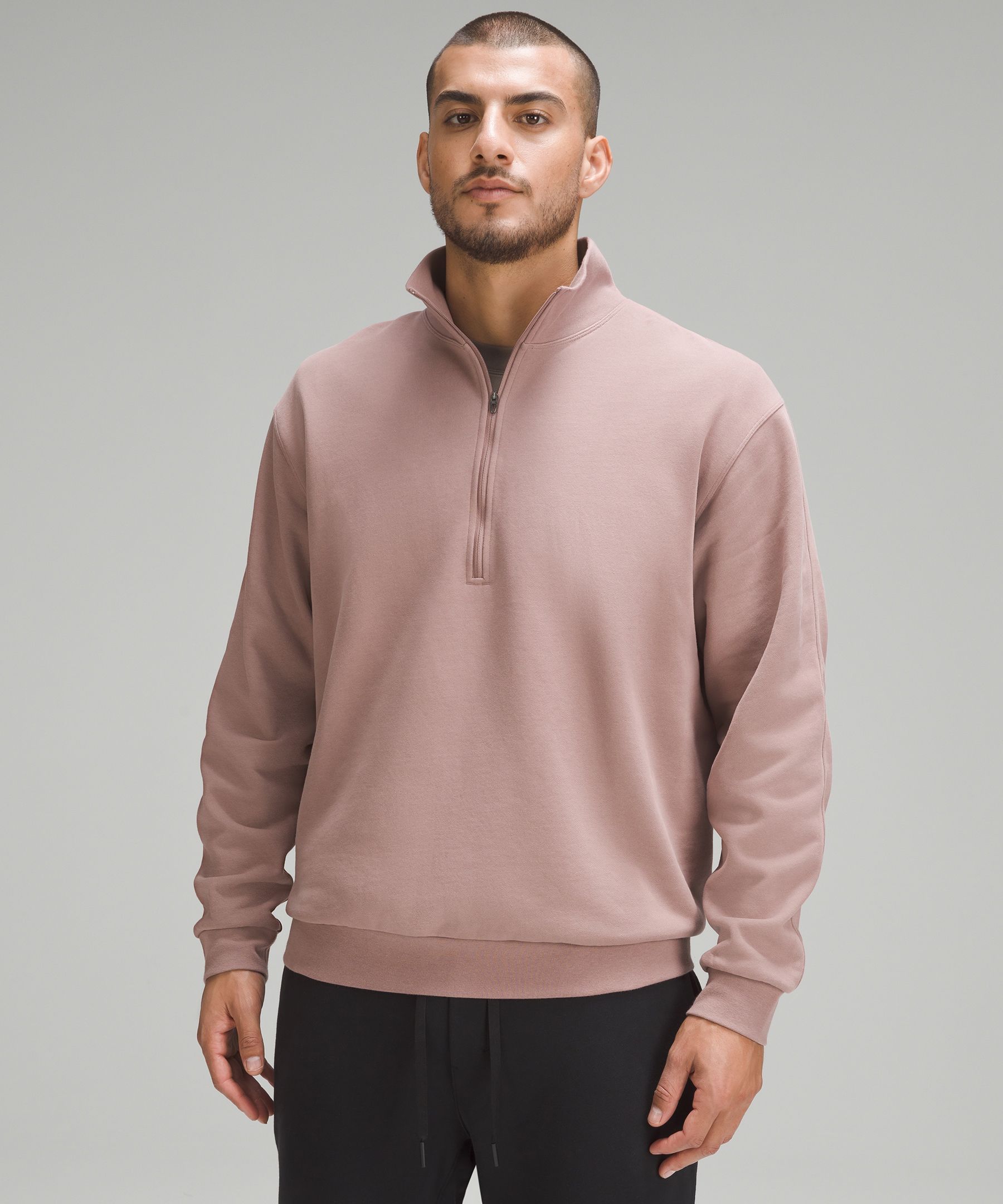 French Terry Oversized Half Zip