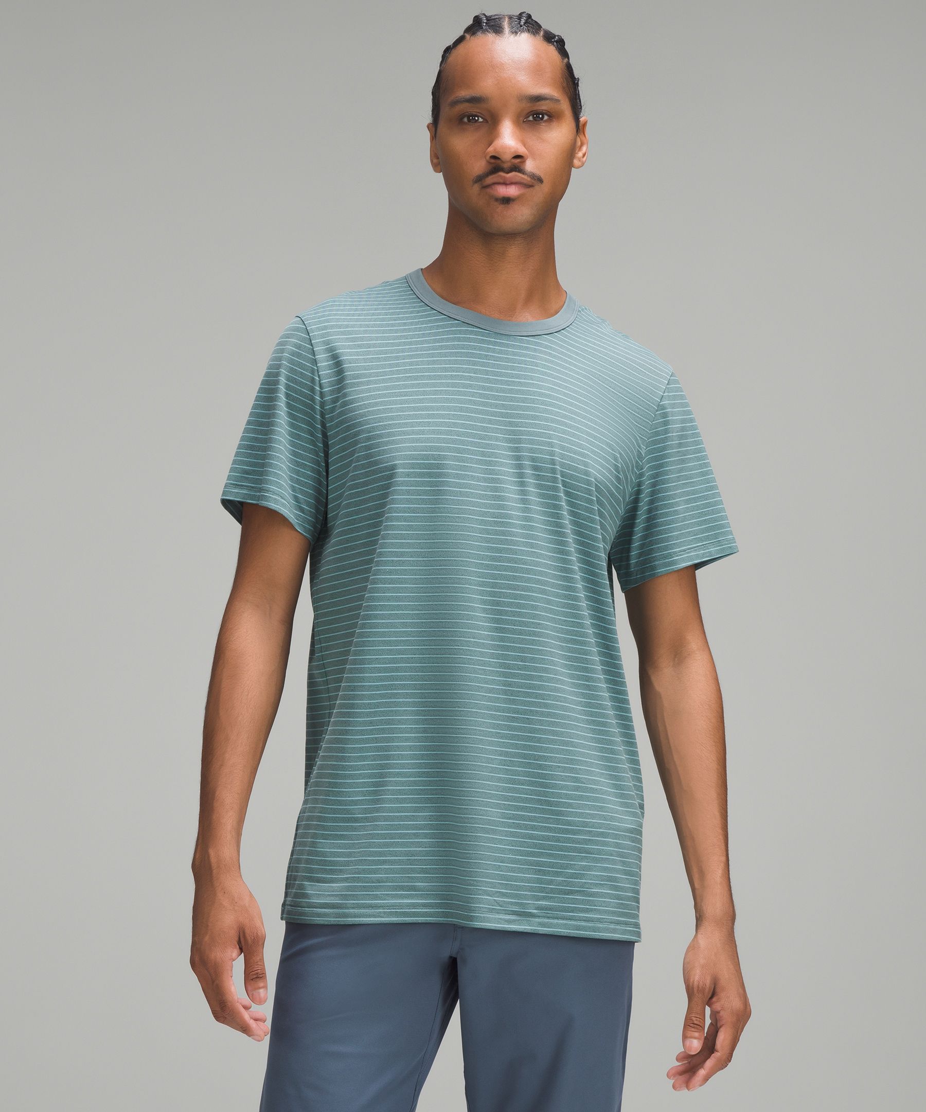 Lululemon The Fundamental T-shirt In Blue Linen