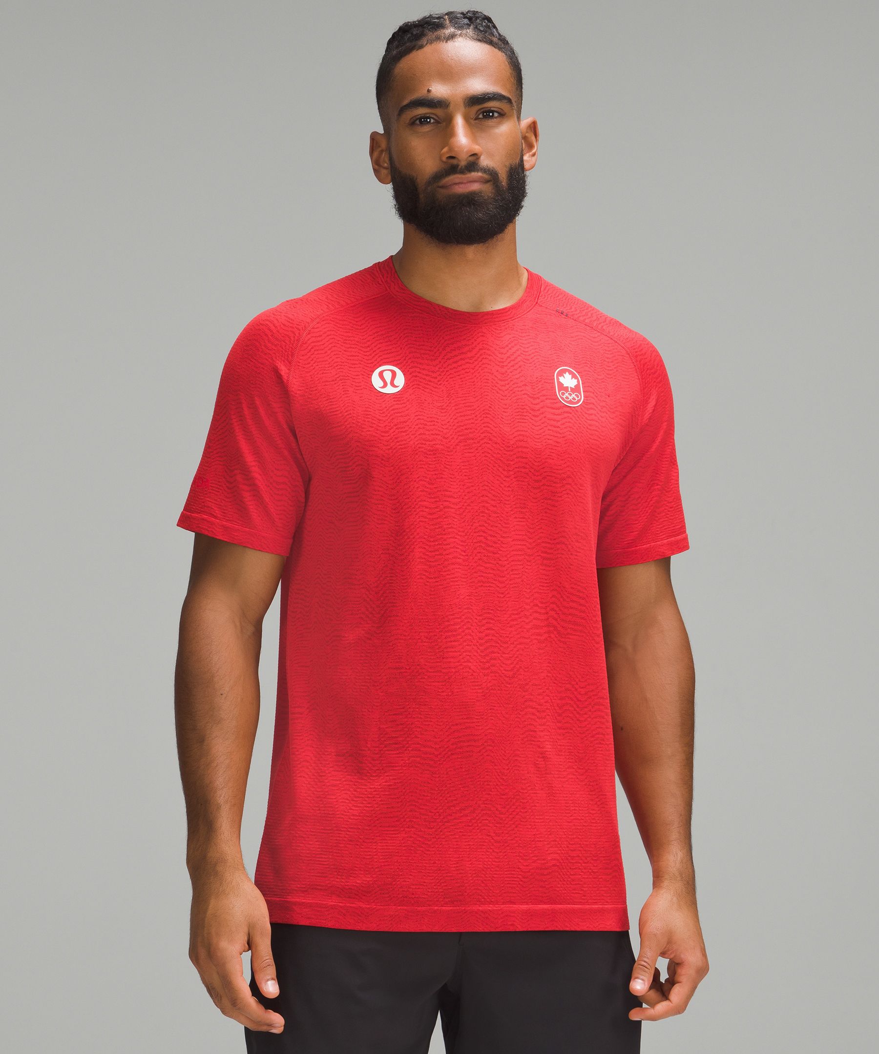 Lululemon athletica Team Canada Metal Vent Tech Long-Sleeve Shirt 2.0 *COC  Logo, Men's Long Sleeve Shirts