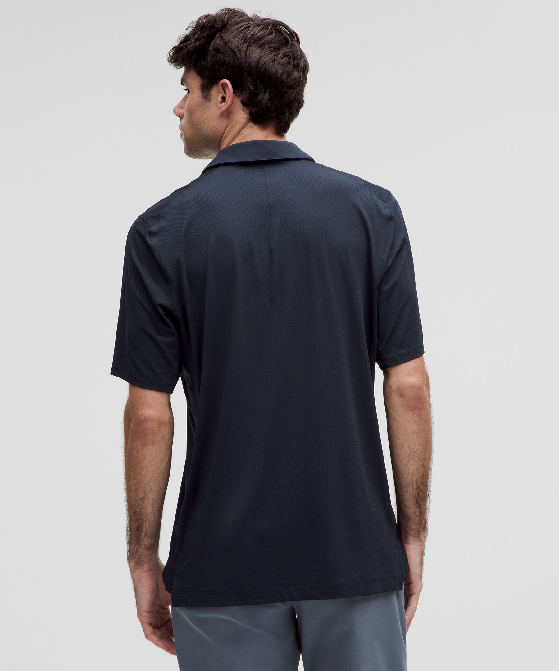 Shop Lululemon Logo Sport Polo Short Sleeve