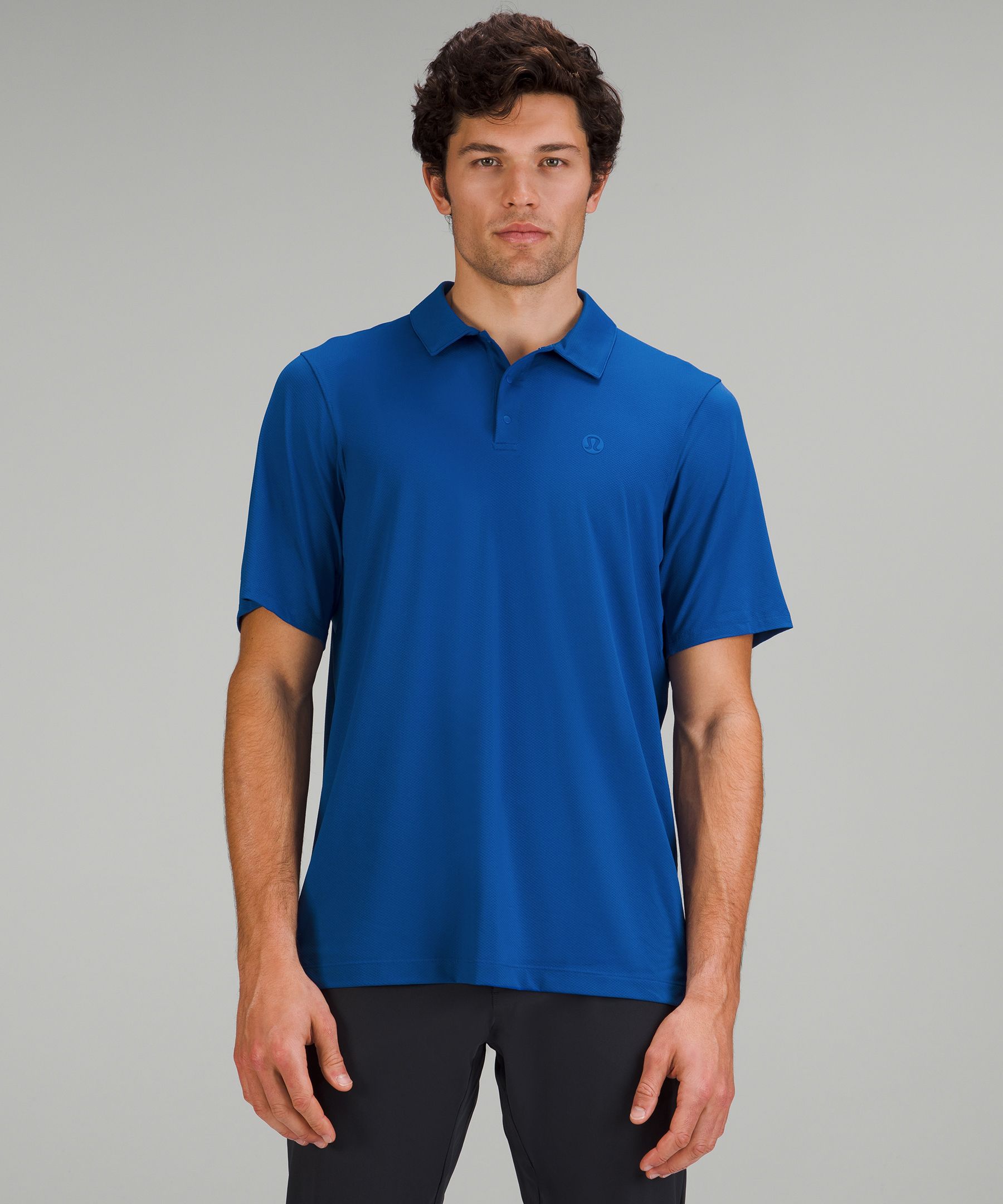 Lululemon Logo Sport Polo Short Sleeve Shirt