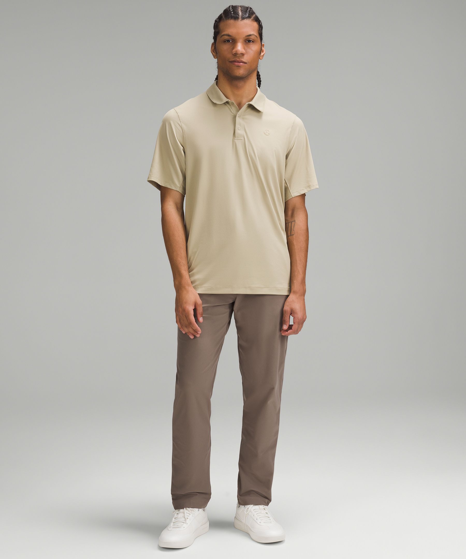 Khaki polo hot sale