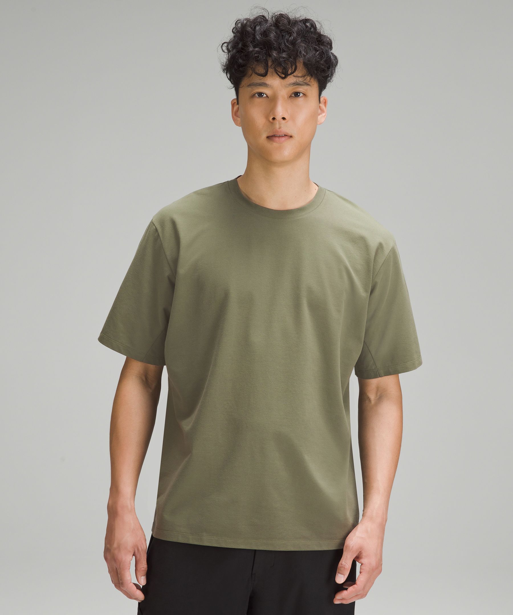 Ease Oversized Short Sleeve T-Shirt Black