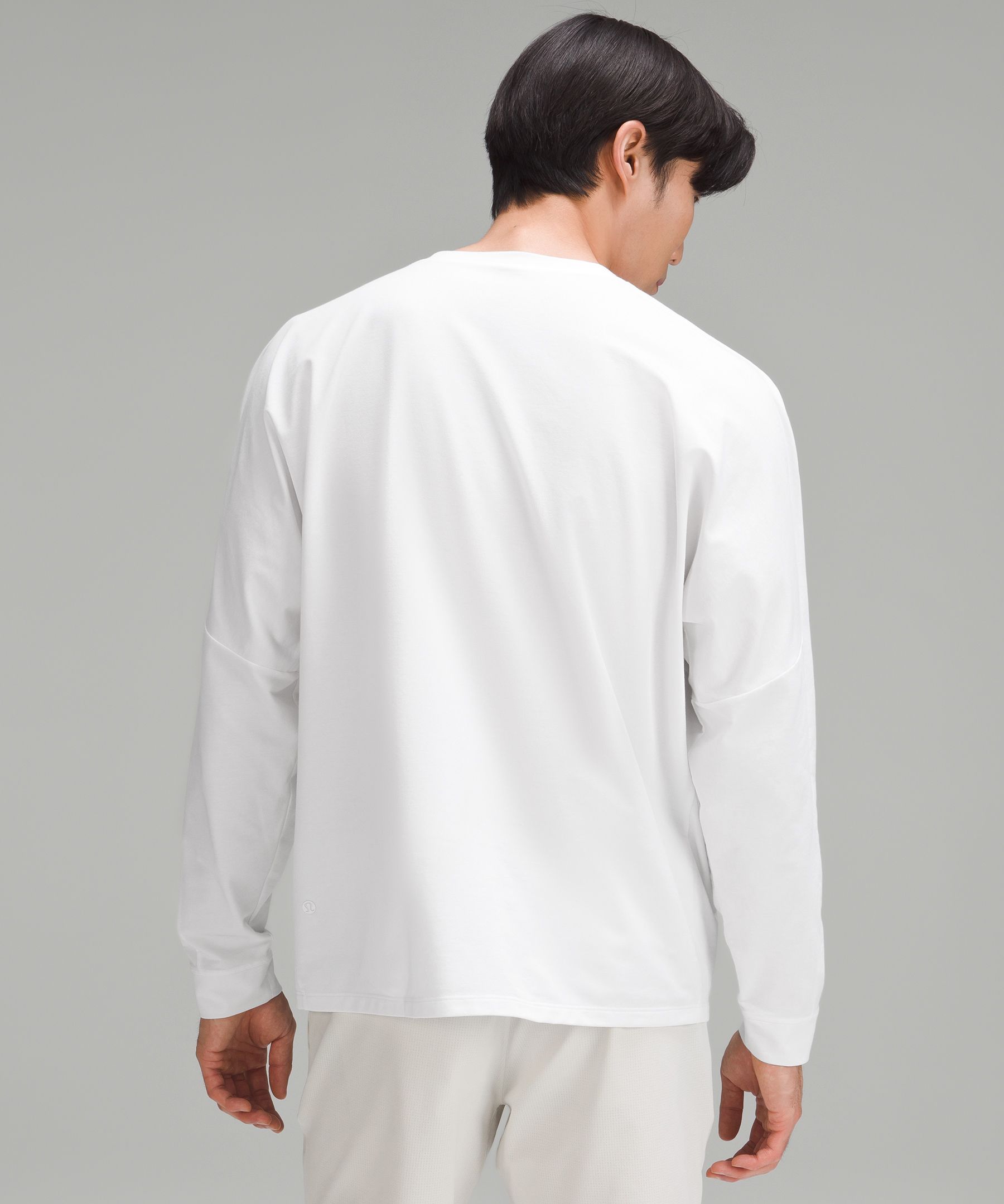 Pique Oversized Long-Sleeve Shirt