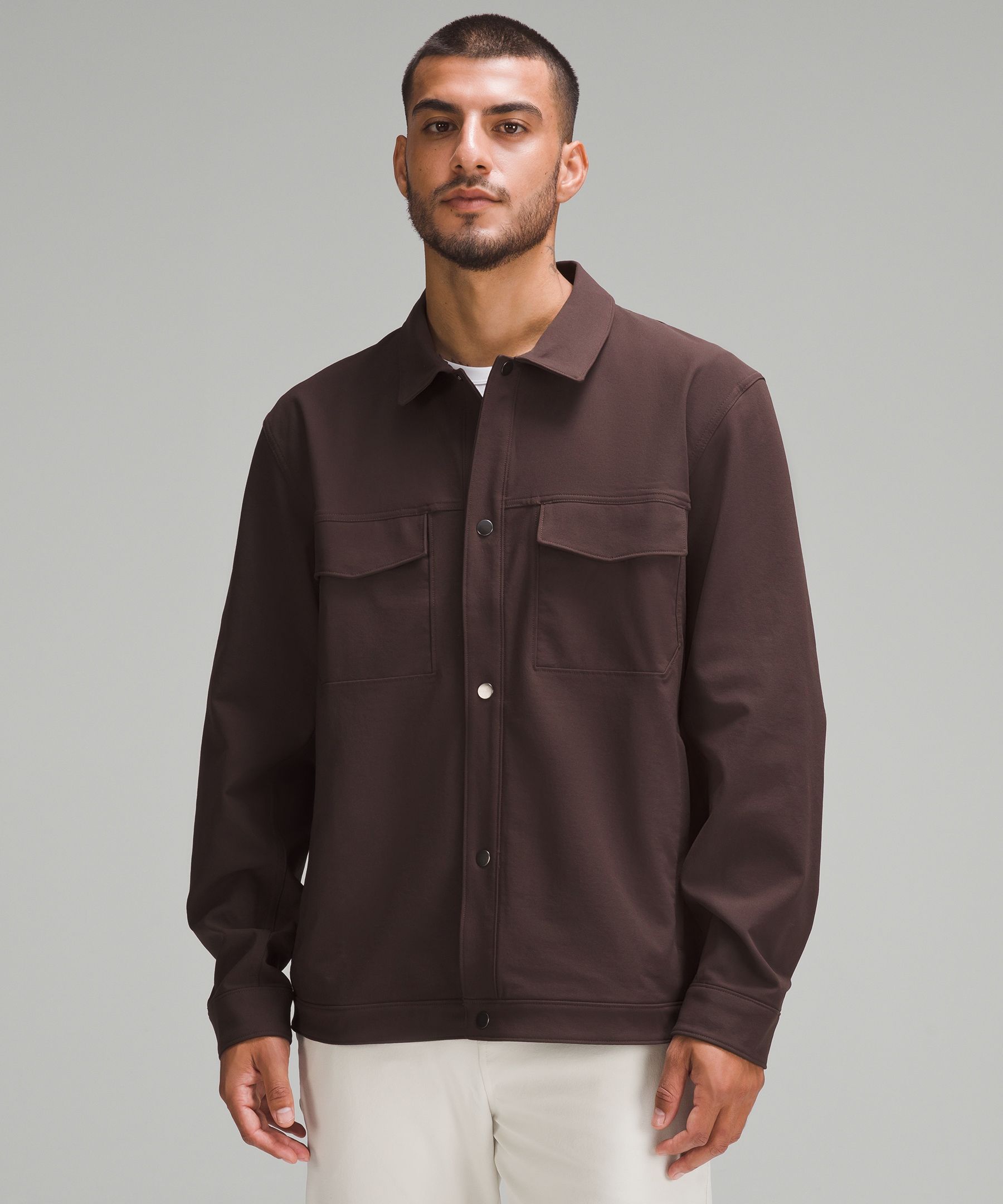 Twill Utility Jacket for Men