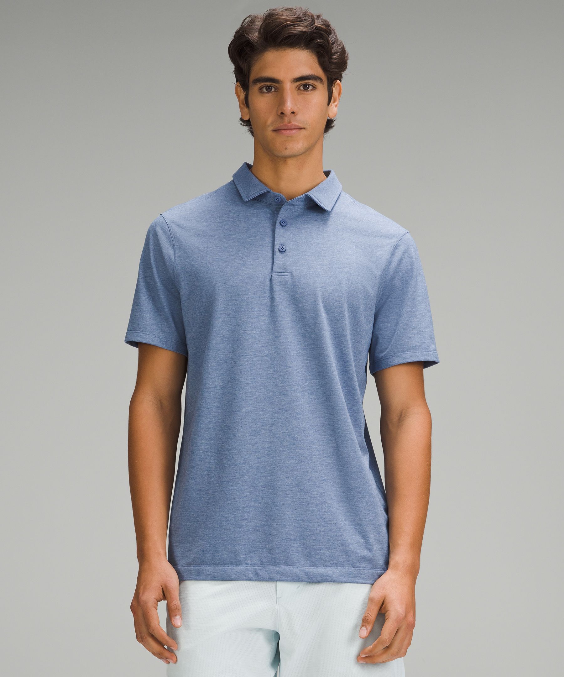 Lululemon Evolution Short Sleeve Polo Shirt - Smoked Spruce - lulu fanatics